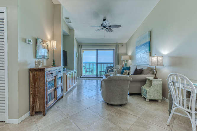 Welcome to your GULF FRONT Oasis!  From the moment you walk through the door, you see only a panoramic view of the emerald waters of the Gulf!  MAJESTIC VIEWS from the kitchen, dining, and living rooms and the Gulf front master bedroom.  INVESTOR ALERT!!!  Established rental property with repeat guests that generates significant revenue annually.  The most efficient use of space with light, bright, and airy open concept living/dining/kitchen, 11' vaulted ceilings, and bedrooms at opposite ends of the condo.  Very well maintained unit with newer furnishing and fixtures, TVs, kitchen, and master walk in shower.  Strong HOA management and financials.  Well maintained complex with a pool and new roof in late 2019. A short walk to several cafes and restaurants and a quick bike ride to Seaside, Watercolor, Alys and Rosemary Beaches.  Start living your DREAM where every day is a weekend! 

All information deemed correct but should be verified by Buyer.