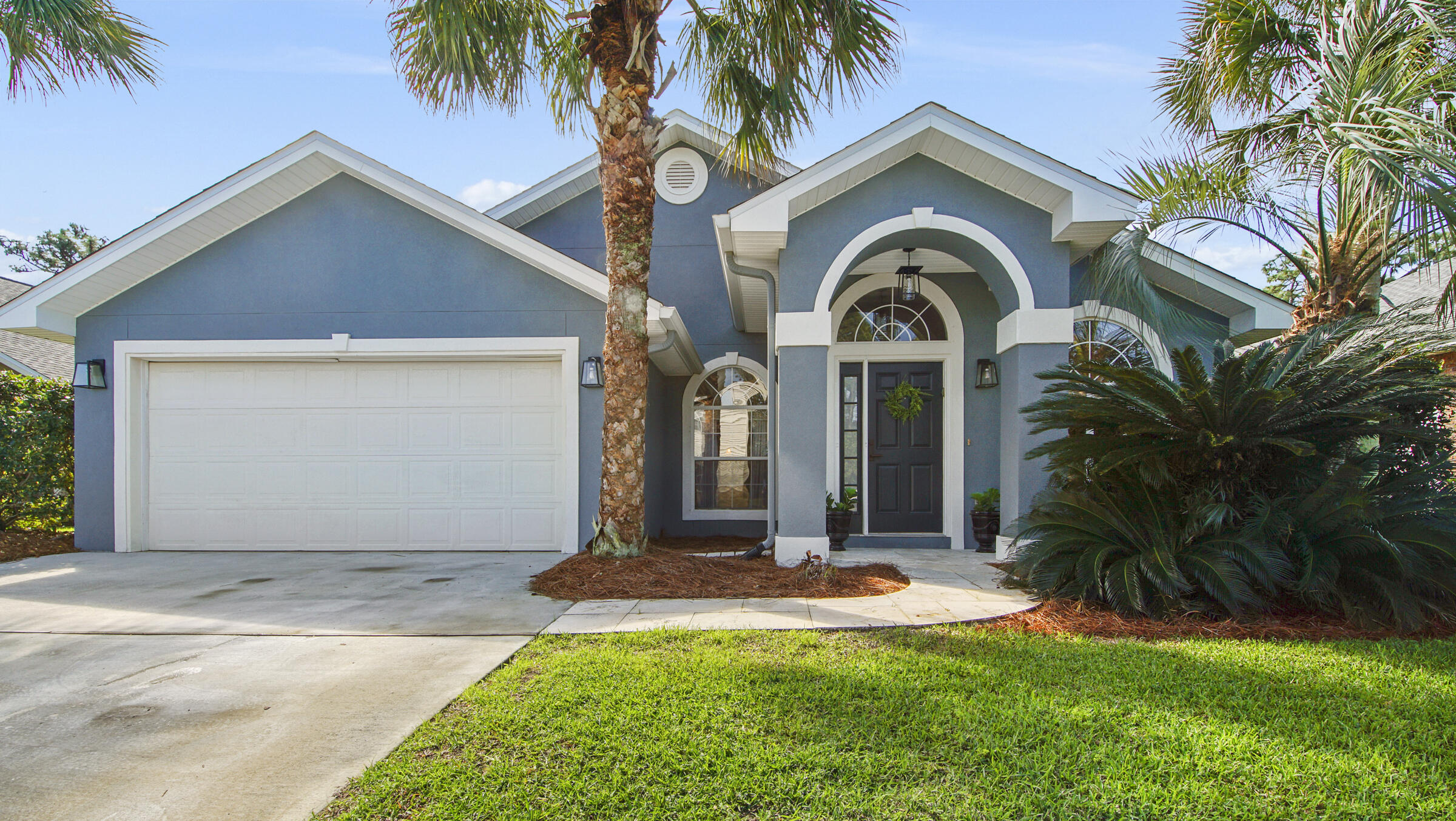 UNDER CONTRACT TAKING BACKUPS. Immaculate home in highly desirable Escada neighborhood on the west end of the 30A corridor. Short trail leading directly to Butler Elementary School. New Roof! So many upgrades.  Inside features include: 13Ft. Vaulted ceiling with 11 Ft. Custom Built in, lighted entertainment center in living room, new hardwood floors throughout, designer light fixtures, Large Dining Room, 6''baseboards. Newly Remodeled Kitchen has New Stainless Appliances, Silostone countertops, farm sink. Large Master Suite with crown molding, deep soaker tub, custom tile shower, large walk in closet, separate water closet. Outside features include: New driveway, lush landscaping, underground French drains for water runoff, sprinkler system, and fire pit conversation area. Must See!
