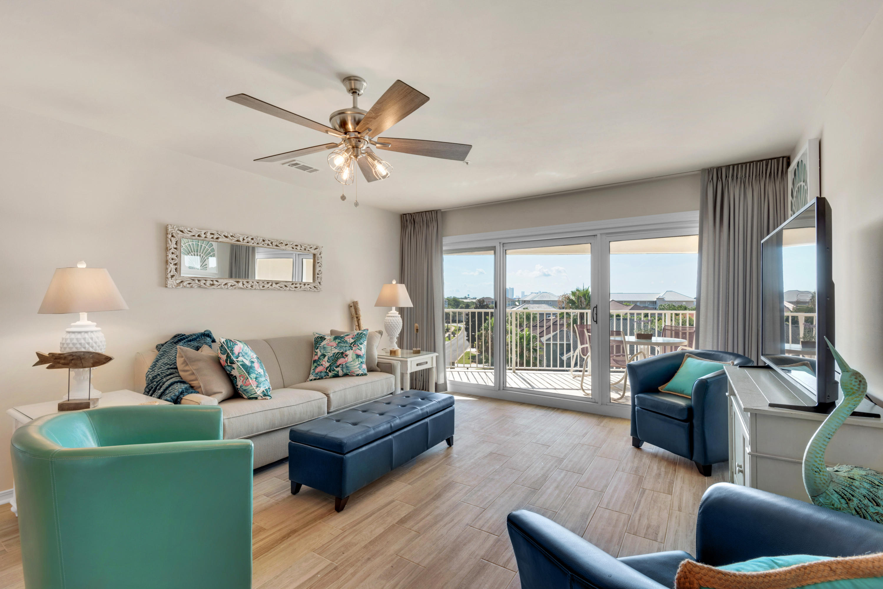 THE PERFECT RENTAL READY CONDO! This is the deal you have been waiting for...situated on the best stretch of South Walton's white sand beach, located at Maravilla - one of the perennial favorites of owners and renters alike! This 2 bedroom, 2 bath condo is beautifully renovated & furnished with beachy chic dcor! The king sized master suite has a new memory foam mattress and renovated bathroom with large walk-in shower and beautiful tile work. Come and discover the many resort style amenities of Maravilla including 500' of deeded beach with seasonal beach service, two pools (one seasonally heated), hot tub, 2 tennis courts, shuffle board, basketball, bbq grills, club house & fitness center. Maravilla is perfectly located near the best shopping, dining, restaurants and entertainment the Emerald Coast is famous for.   2019 rental history $39,400!