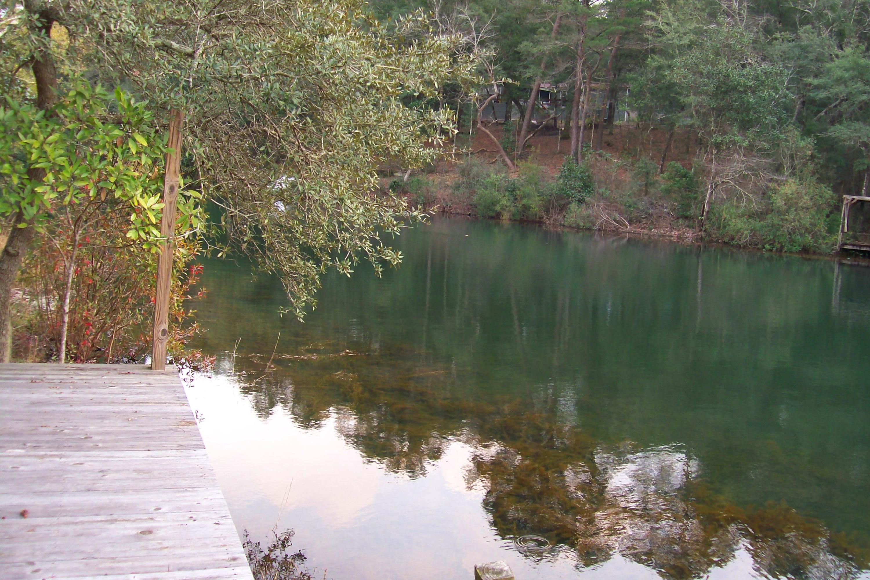 One acre get-a-way on Leisure Lake! These 2 lots and the 3 bedroom 2 bath mobile home make a delightful location for the weekend or year round. There are shade trees with plenty places to put the picnic tables and for the children to play. You can choose the view from the 25'x40' deck, or take a stroll at the lake shore. Fish from the Dock or from your 12' Aluminum boat.