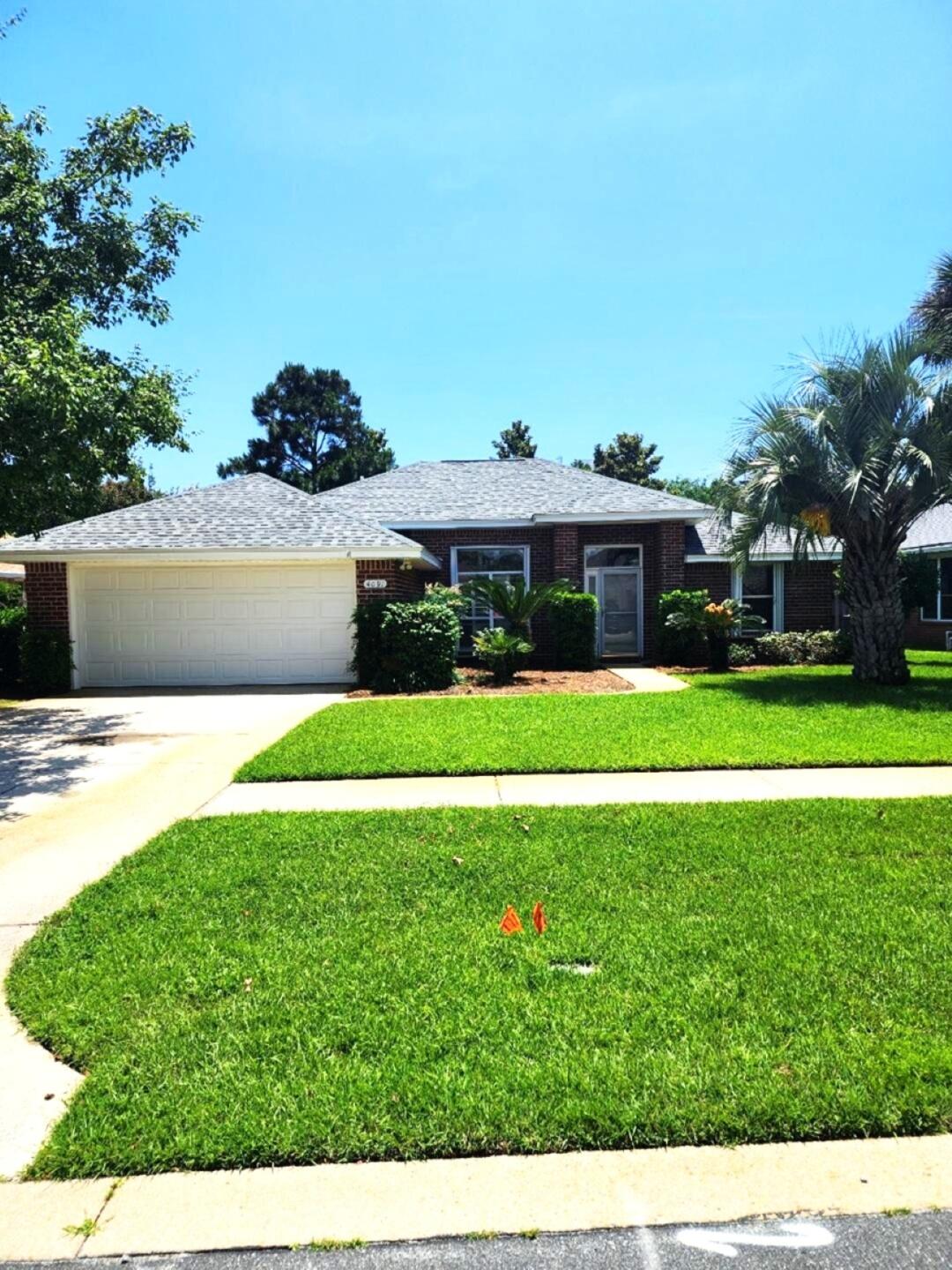 SPACIOUS OPEN FLOOR PLAN LOCATED IN VERY DESIRABLE SUBDIVISION.  UPGRADES INCLUDE NEW CARPET, NEW PAINT, CHAIR HEIGHT TOILETS AND NEW ROOF IN APRIL 2021.  HOUSE HAS INSTALLED ACCORDIAN HURRICANE SHUTTERS WITH EASY CLOSE.
LOT IS LARGE ENOUGH FOR A POOL. 
VERY WELL MAINTAINED HOME READY TO MOVE IN!!!
