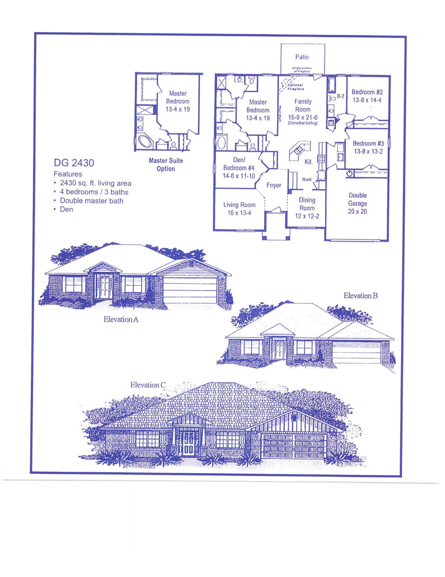 This home is 2430 square feet has 4 bedrooms and 2 full bathrooms. This home has lots of space and a good flow for entertaining family and friends. It has both a family room and living room. Upgrades that have been added to this home include granite countertops in the kitchen, upgraded flooring everywhere with carpet only in the bedrooms, separate shower and garden tub, Craftsman style elevation and a 14' x 16' covered rear porch! 4 sided brick, irrigation, fully sodded with some landscaping. This home wont last long!