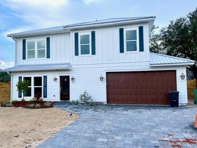 Discover The Destin Cottages—a rare fusion of new construction and timeless charm in a gated enclave of just 12 coastal homes in the heart of Old Destin. Thoughtfully designed with farmhouse-style cement board exteriors, elegant paver driveways, and enchanting gas lanterns, these homes exude warmth and sophistication. Each residence boasts a full gas appliance package, Navien tankless water heaters with recirculation pumps, metal roofs, front porch gas accent lights, and luxury vinyl flooring throughout, all set against beautifully landscaped surroundings.