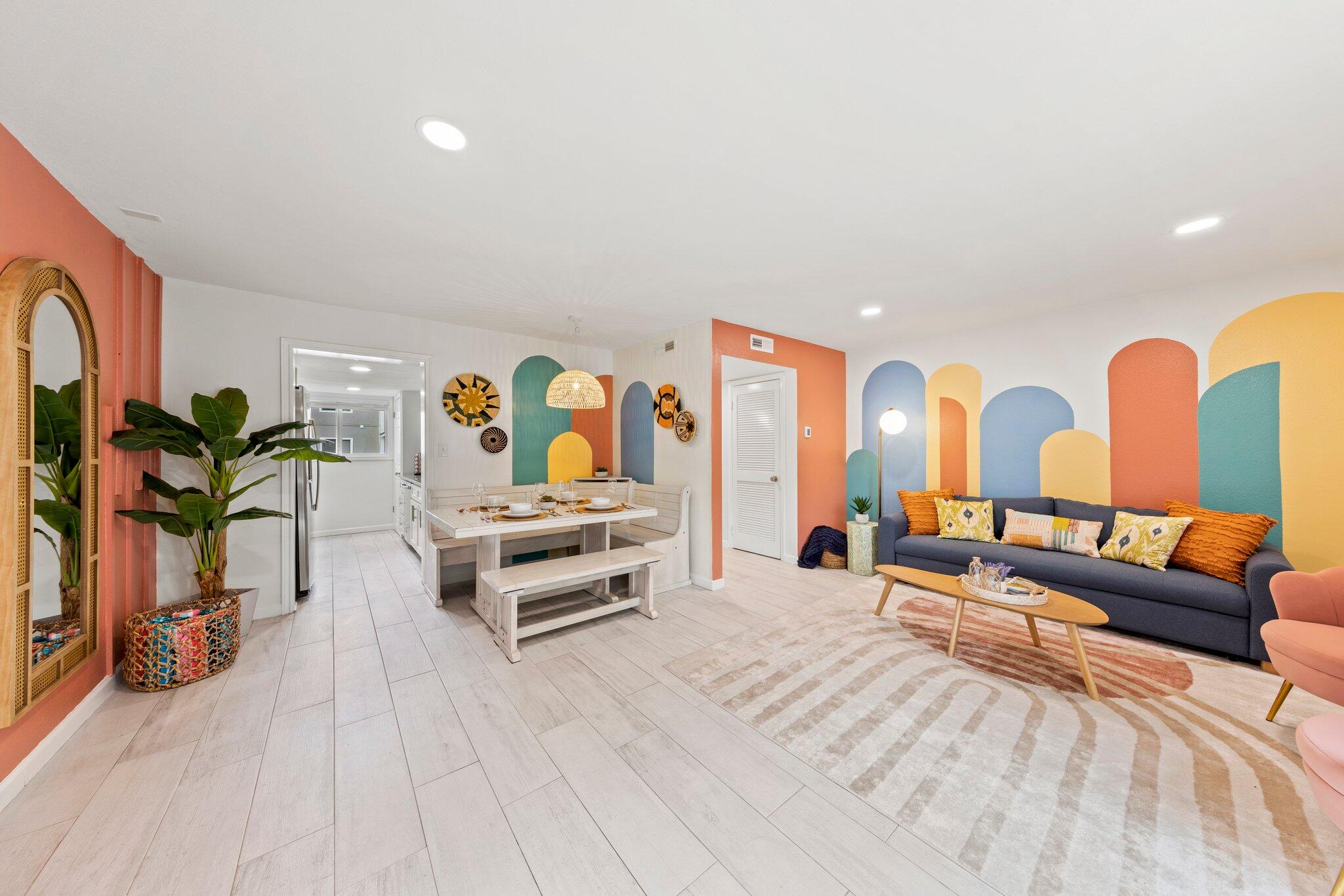 Here is your chance to own the nicest unit available in Southbay!  This beautifully renovated / fully furnished 3BD/2.5BA Townhome (1289 sq. ft.) in Southbay by the Gulf.  This unit features 2 stories with a large, open floor plan on the main level and
3 bedrooms upstairs with a complete renovation in 2023.  Nearly everything is new.  

As a self managed STR, this did $58K in 2024 at only 50% occupancy.  Sellers also use it a good amount.   Remove owner usage to rent it more aggressively and watch the revenue climb!!    Easy beach access as well as a quick drive to everything Destin has to offer. You will love all the new features: New painting, Murals done, panels done, New furniture and beds except for bunk beds, HVAC system replaced, New washing machine, New kitchen burner,
Schlage door lock, Ring door camera and ring perimeter camera.
HOA installed a new ball and tennis court, New walking bridge and new roof on the property.