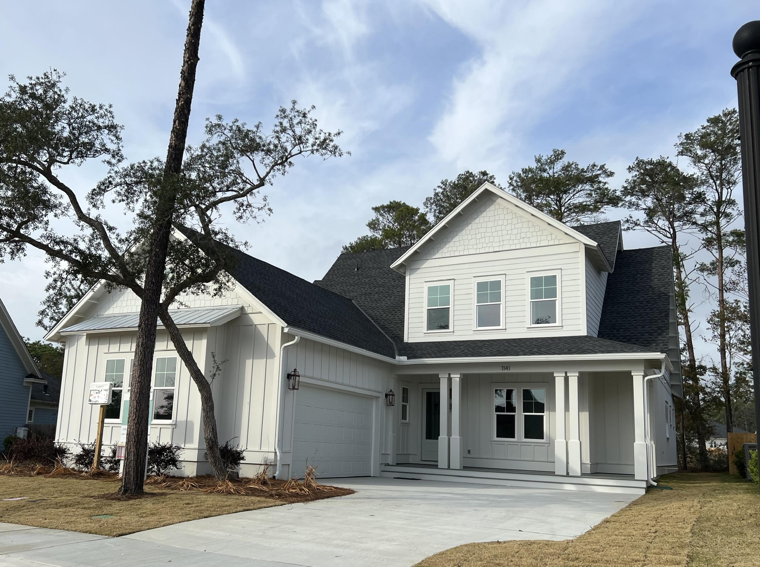 **Kick out clause in place** Seller pays $10,000 toward closing costs! 4 bedroom, 3.5 bath with office and bonus room. From the welcoming front porch to the open backyard, this home boasts many special features. You'll love the architectural design (board and batten walls and tongue and groove ceilings) and carefully chosen upgraded flooring and fixtures. Upon entering this home you will see the dedicated office to the right behind double, glass barn doors, built-in shelving and cabinets with a 1/2 bath to the left. Beyond the foyer is a large living room with fireplace, custom tile surround flanked by built-in shelving and cabinets. The eat-in kitchen is extra special and has a dining area with tongue and groove ceiling, exposed beam as it overlooks the backyard. The kitchen boast Black appliances with coordinating decor! The pantry has an antique door, custom shelving and an awesome under the stairs storage area. The laundry has lots of cabinet space, a large sink and a mudroom bench and beautiful tile flooring. Additional features include a large master bedroom suite (master has a vaulted ceiling and exposed beam) and the master bath has too many incredible features to do it justice here. You will love the his and her closets too! 3 more large bedrooms are upstairs along with 2 full baths and a bonus room with built-in shelvings on both sides. This home is something to brag about and it backs up to one of our detention ponds so no home is behind you. You are also a short walk to phase 2 where our community pool, clubhouse and park are located. This is a must see!