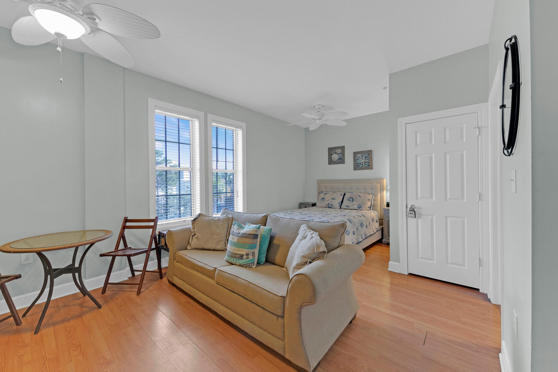 Premium location at The Village of South Walton Beach on Highway 30-A, nestled in between Alys Beach and Rosemary Beach. This beautifully furnished studio with beachy decor is an established rental bringing in $53,709.80 so far this year! The kitchen is equipped with a mini refrigerator along with a microwave and coffee pot. The Village is the epicenter of 30A fun with many great shops and restaurants right on site, pool and hot tub, not to mention the seasonal activities including live music, fire pit, beach rentals, artist and other kiosk shops plus the 30A walking/biking path! This is an amazing investment opportunity at an affordable price for the area.