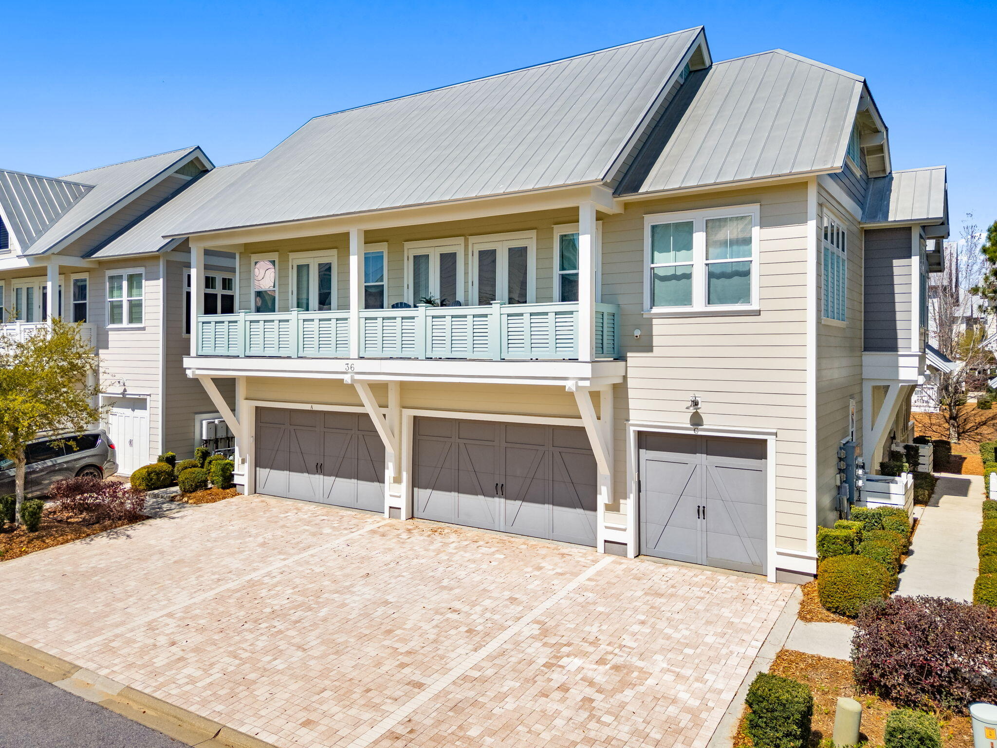 Fantastic opportunity for a long term lease in a heavily sought after community. The most popular floor plan in Prominence North with 3 bedrooms and 2.5 baths. Walk to shopping and dining directly across the street or bike to the beach!  This townhouse is fully furnished with everything you need!