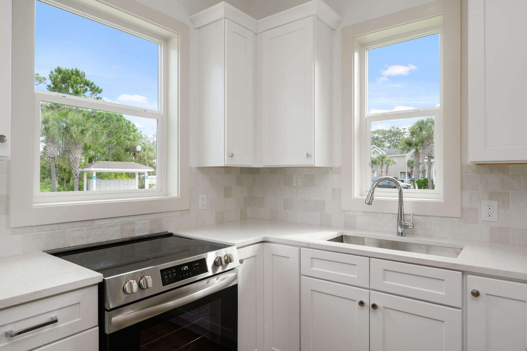 New Rental Available Feb 1, 2026
New beautiful home with 4-bedrooms, 3-bathrooms, a residence providing a relaxing and rejuvenating space. As you step inside, you'll be greeted by 10' ceilings on the 1st floor and 9' ceilings on the 2nd floor giving the home an open and airy feel. The interior features upscale finishes throughout including quartz countertops, solid wood custom cabinets with soft close drawers/doors, motion sensor outdoor lighting and premium stainless steel appliances.
Community Pool is very close.
1-2 small dogs ok, refundable pet deposit required.

Located just minutes from shopping, the bay, and the beach and 4 Min to Walmart.