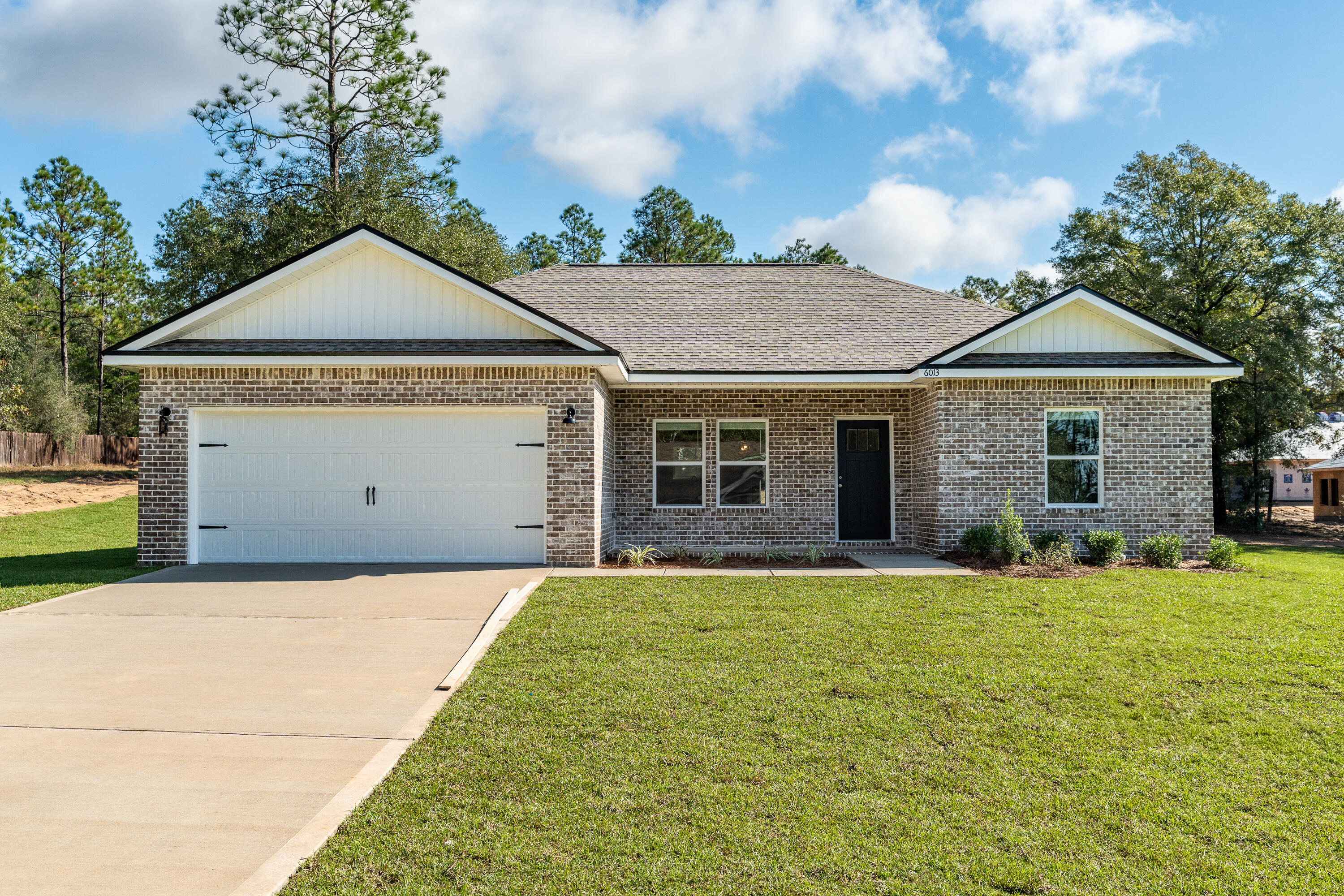 CITY CONVENIENCE WITH LOW COUNTY TAXES- Adaline Floor plan with end of April completion.  Standard new home features include:   front porch, fully landscaped yard, luxury vinyl plank flooring in common areas, carpet in bedrooms, recessed lighting thru-out along with ceiling fans.  Kitchen features cozy dining area plus work island w/bar seating.  White shaker cabinets, quartz or granite countertops, pantry and stainless-steel appliances.  Owner's bath has double vanities and walk-in closet.  Corner location.  Seller will contribute up to $10,000 towards closing costs and/or prepaids and/or rate buydown with preferred lender (call for more details).  Photos of similar home, interior/exterior colors will vary as well as front elevation.