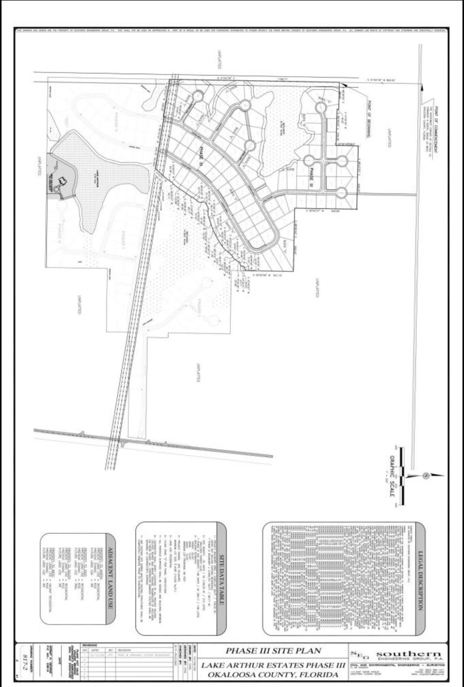 LAKE ARTHUR ESTATES - Land