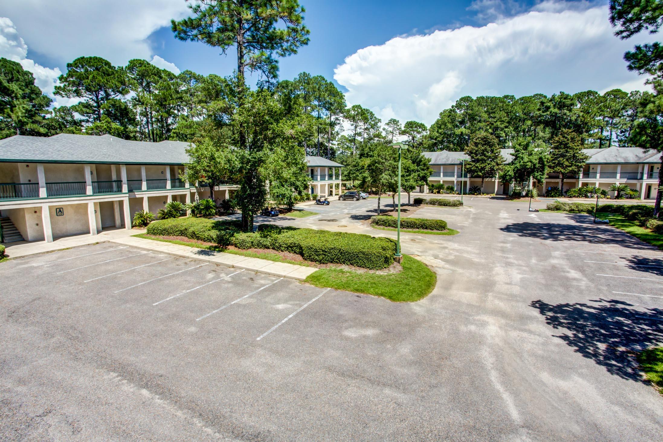Exceptional multi-family site in Bluewater Bay Resort.
Designed as hospitality for the coveted golf on the resort, this site lends itself to multi-faceted uses, leveraging its premier, nearly 4-acre site, containing 300+ feet fronting Bluewater Blvd. and 300' on the golf course! The existing improvements include 2 two-story buildings, which contain a total of 24 one-bedroom, one-bath units, operated as a hotel. The Bluewater Bay DRI master plan and/or amendment(s) thereafter may have granted approval for a total of 36 to 38 total keys for the subject parcel.
Buyer must verify all details and specifications.