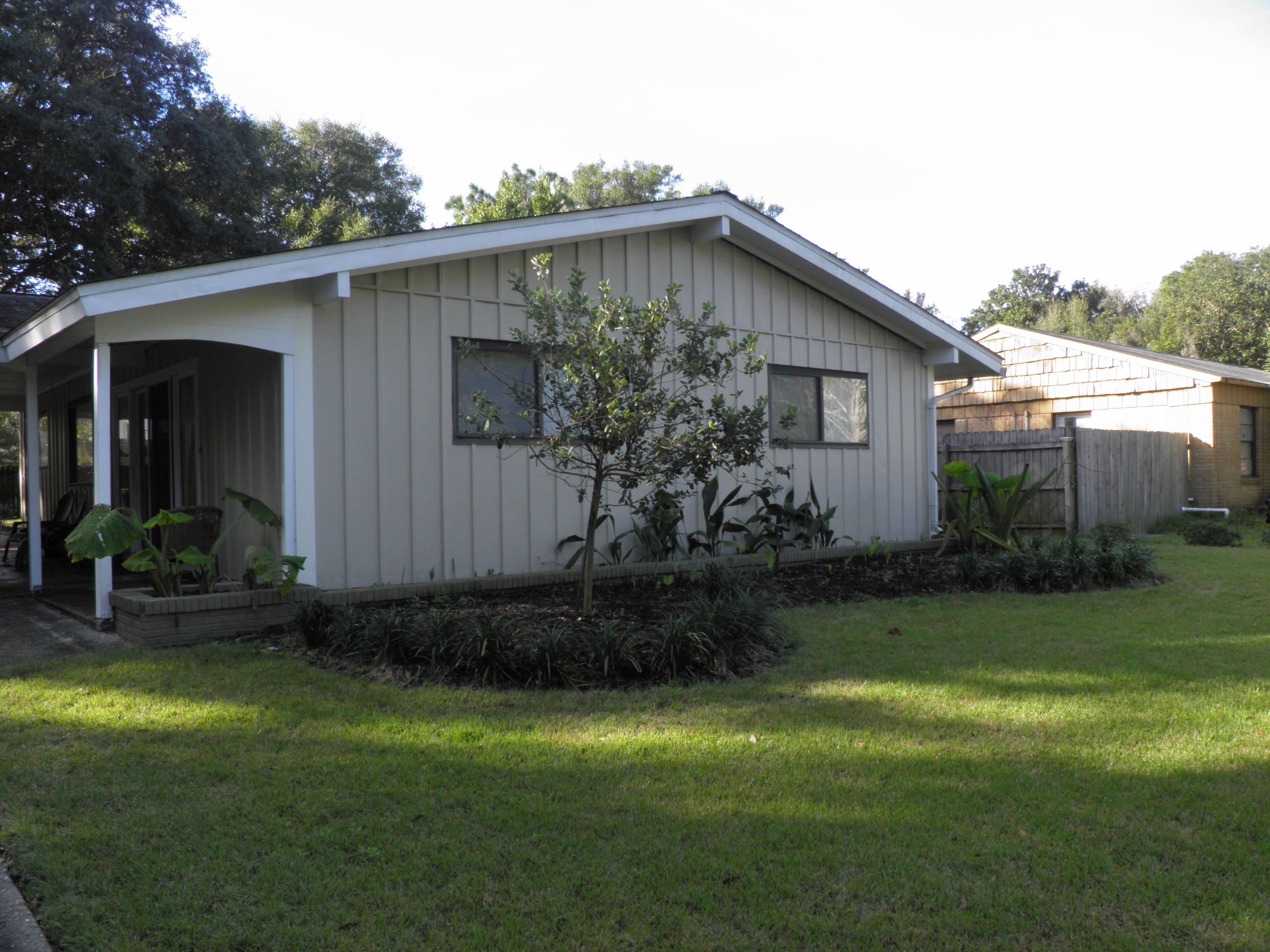 Available early February 2026  CLEAN 3BR/2BA home in fabulous, friendly, walking neighborhood.  RELAX - no extra yard duties!  LANDSCAPE MAINTENANCE INCLUDED WITH RENT.  WASHER/DRYER included  too!. HUGE COVERED parking for 2 VEHICLES. Central Fort Walton Beach with easy access to all major driving arteries and all military bases.   Renovated kitchen with granite counters & island. Separate HIS/HERS vanities in Master bathroom. Interior Laundry room with Washer and Dryer. Outdoor storage under carport. Private backyard with fabulous bricked patio. 

No Smoking.  No vaping.  No animals.

Final security deposit and lease payment subject to review of application/background screening.

Please do not disturb tenant.  All dimensions are approximate.  Viewing by appointment only What is great about this home and included with your rent?  You don't have to cut the grass.   It has a washer and dryer for your convenience.   It has a large private backyard with a huge patio.  It has 2 covered parking spaces.  It has a large storage area attached to the carport.  It is situated in a walking, strolling, jogging neighborhood.  It is located in central Fort Walton Beach, and is 5 minutes from the grocery store, pharmacies, Sams Club and more.   Very Short commute to Eglin AFB and Hurlburt Field (against traffic) .  You truly will enjoy living here!