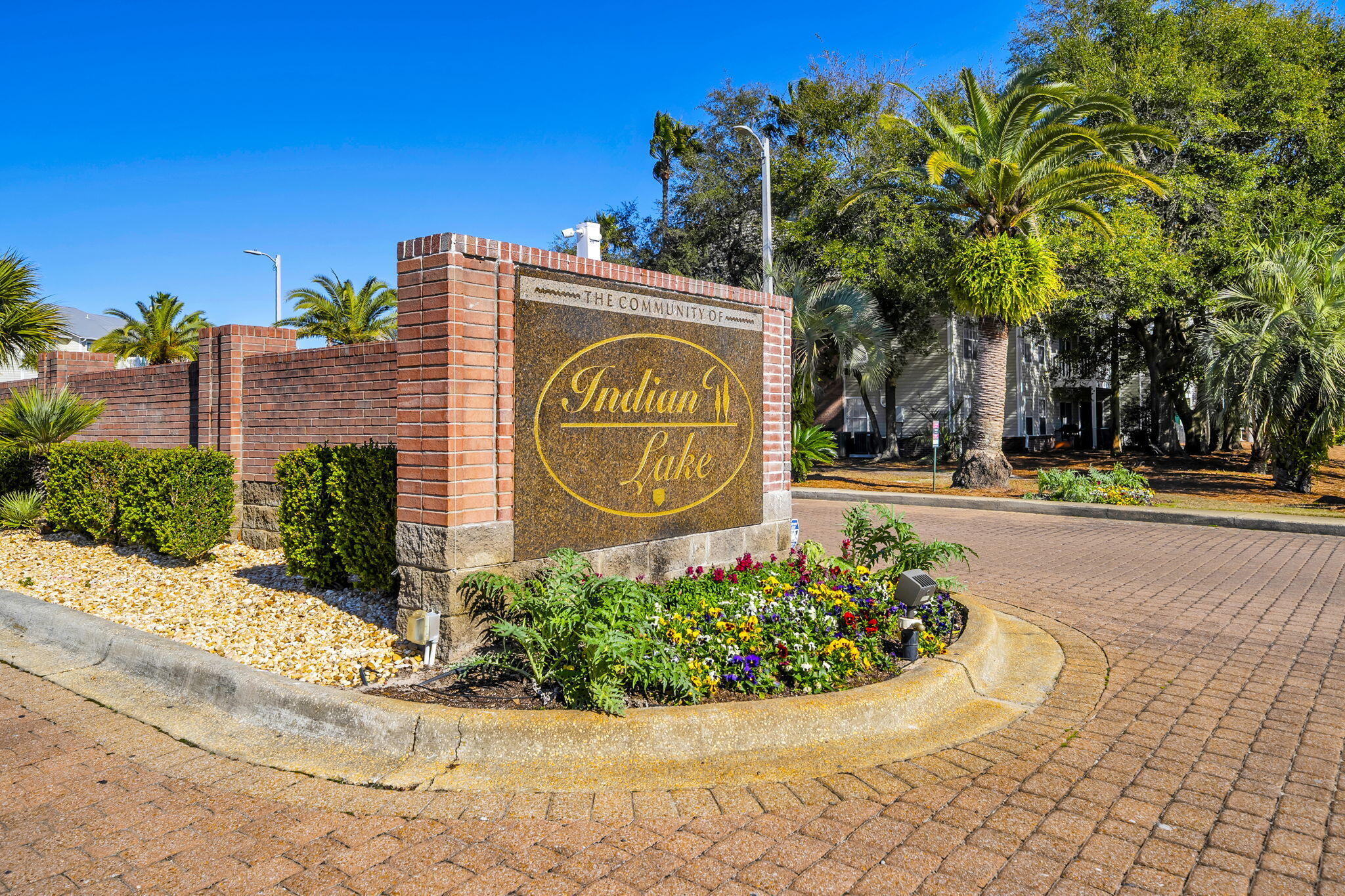This spacious and inviting 1-bedroom, 1-bath condo features the largest one-bedroom floor plan in the Indian Lake community. Situated on the 2nd floor, this unit offers a spacious and open layout filled with beautiful natural light. Enjoy relaxing on the private balcony overlooking serene green space, complete with an exterior storage closet for added convenience. Inside, tile flooring runs throughout, and the generously sized primary bedroom includes a walk-in closet. New HVAC installed in 2024. Community amenities include a swimming pool, fitness center, and dedicated boat parking. Ideally located next to Morgan Sports Complex and the Destin Dog Park, with Destin's beautiful beaches just a short drive away.