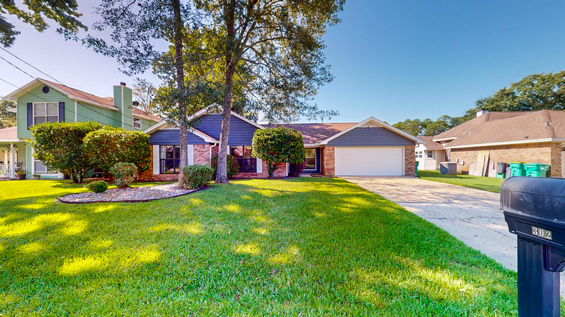 Almost like new.  New roof, new window, pressured washed home waiting on new buyers. This home has been well Loved.  Location, location, location between both military bases and shopping.  Light and bright with 10' ceilings in the living and formal dining area.   The kitchen has granite counters and stainless appliances and a gas stove.  There is a breakfast bar with eat-in area and a formal dining room.  Large living room with gas fireplace.  Plenty of room for a tall Christmas tree!  You are going to LOVE the master suite with the large walk-in closet and bath that includes an interesting shower. Privacy fenced back yard with lawn pump and sprinkler system in the front yard.  There is a nice size yard building.  Neighborhood is at the end of the road and is a circle.