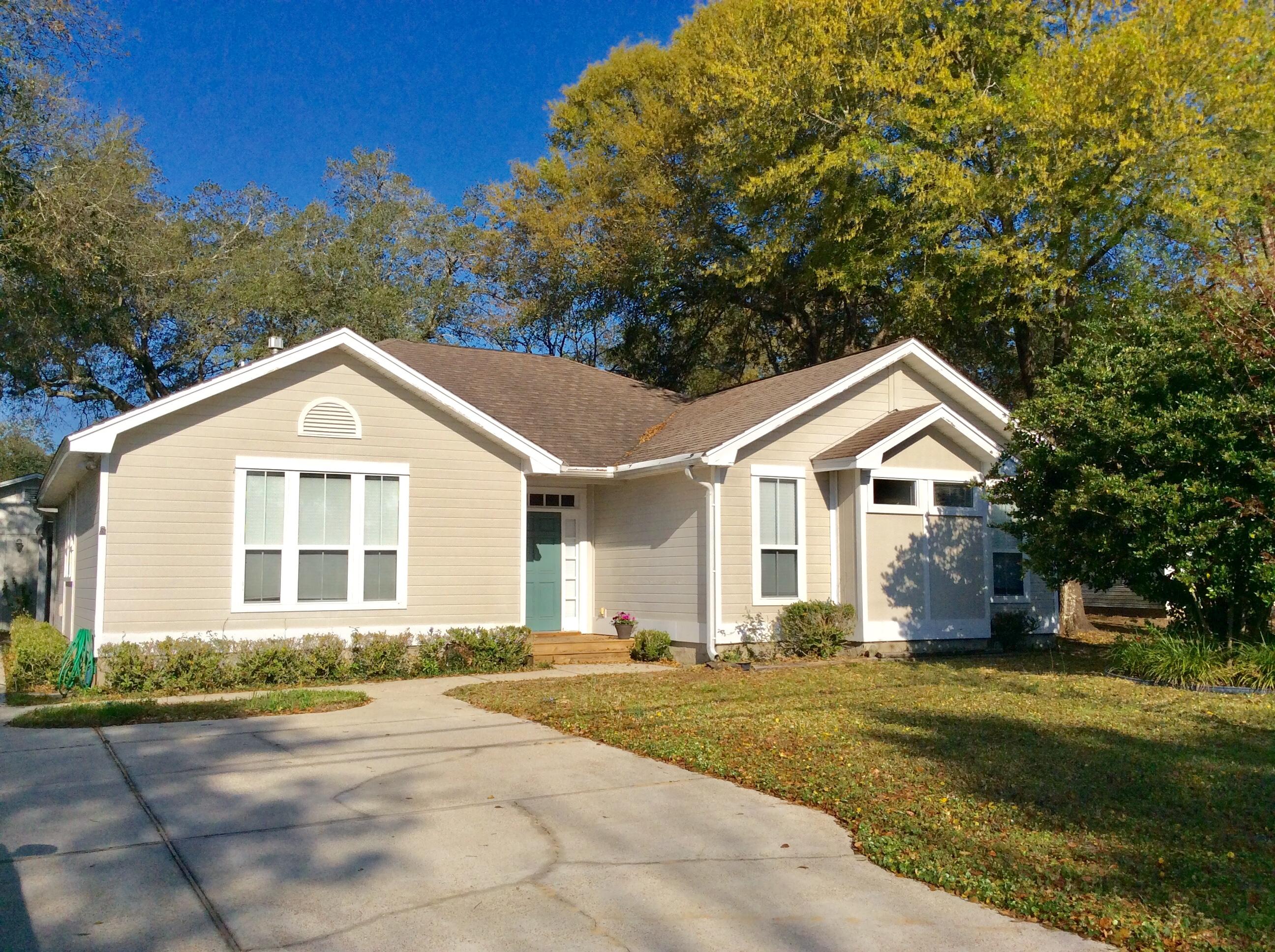 Rare opportunity to own this unique contemporary Florida style home with GUEST HOUSE in the heart of FABULOUS KENWOOD. COMPLETELY NEW KITCHEN - it is GORGEOUS! New cabinets, new granite, new sparkling stainless appliances and range hood. Plus NEW plank tile FLOORING in kitchen, dining area, living room and hall. The home boasts high ceilings, transom windows above each door, high baseboards and a GREAT FLOOR PLAN. The inside laundry is huge, includes an office area, storage cabinets, room for ironing board. The back deck runs the width of the house - enjoy morning coffee or just relax there at the end of the day. This home is CENTRALLY LOCATED to schools , medical facilities, Eglin, Hurlburt, 7thSFG and Destin restaurants, Just a short drive to the glistening azure waters..... of the Gulf of Mexico and sugar white sand of the beach. Be on vacation year round. Backyard has room for a pool outside shower already installed. Outside central vac does not work, but inside central vac does work per seller. The elementary school, scout hut, park and tennis courts are all within walking distance.  Golf Course and YMCA a very short drive. The charming cottage guest house comes complete with kitchen-living area, bathroom and bedroom. Sq. footage for the house does includes the guest house of 534 sq.ft. MAN-CAVE, SHE-SHED, teenagers retreat! Ample parking for RV and boat. Come meet the neighbors - stroll or jog, walk the dog or cycle.  Most of the sub-division has side walks and street lights.  This delightful home is sure to melt your heart the minute you enter. Come and see today, you will not be disappointed. Buyer to verify all information including square footage.