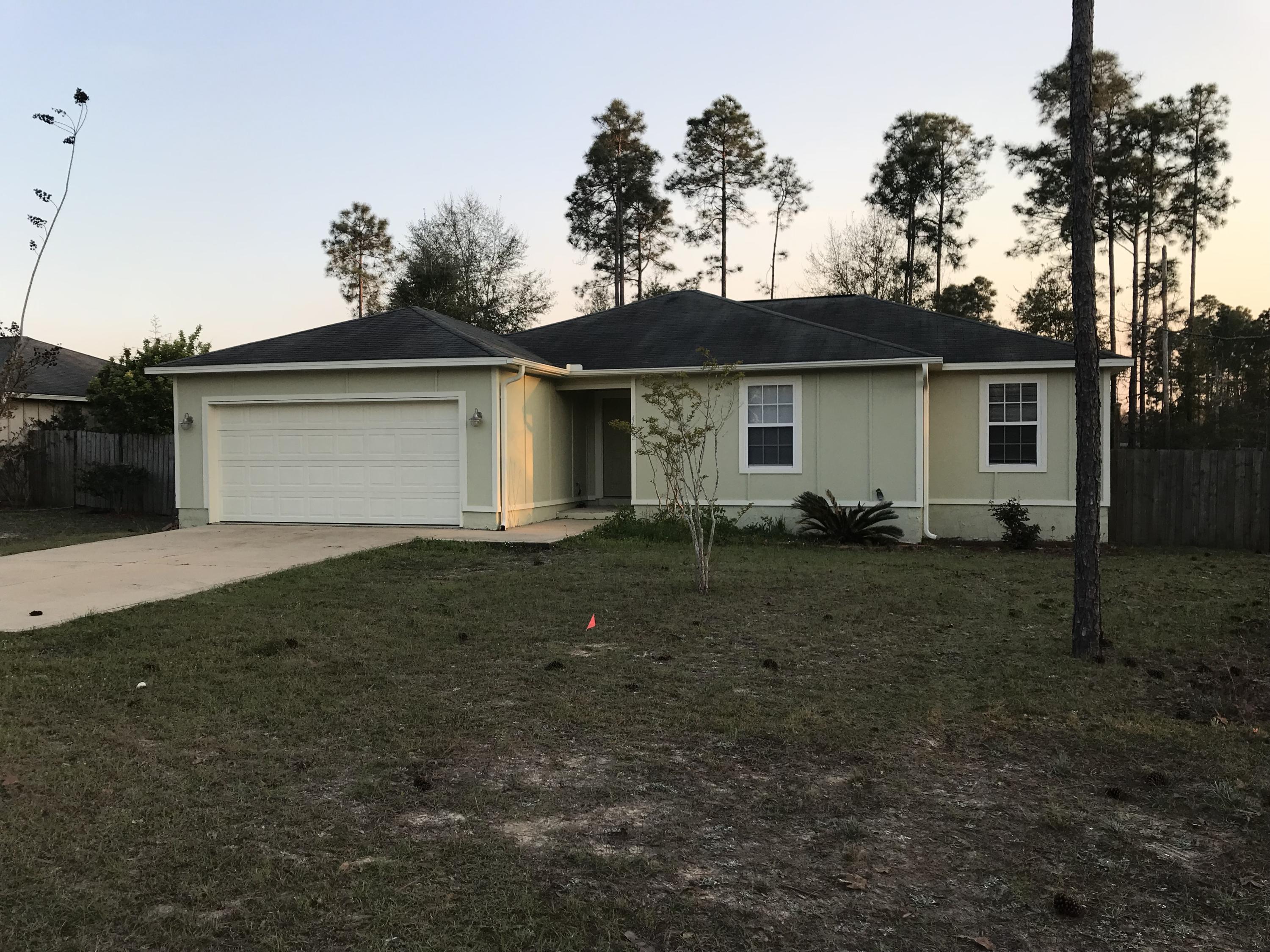 Wow nice home! Big and level corner lot. You must see to appreciate this freshly painted, 3 bedroom, 2 bath home. Located in-between Mossy Head and Crestview. Easily take 285 and avoid all the Crestview traffic going down to Niceville. Call to see today!