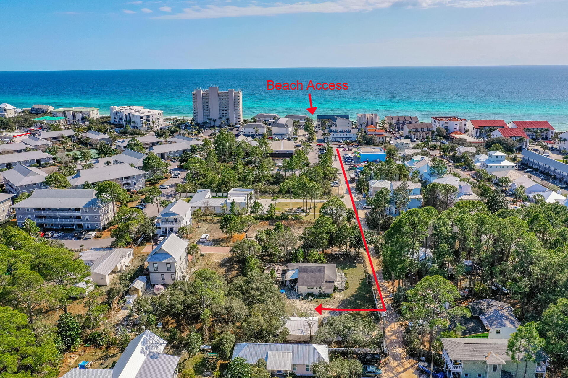 Looking for the perfect spot in the Heart of Seagrove Beach with no HOA's, here is your opportunity to call this piece of paradise your home or the ideal spot for a rental property.  

This amazing lot is .37 acres and has a private street beach access within 1000FT to the beaches of the Emerald Coast, 1 mile from Seaside, many restaurants, shopping, grocery shops and gas station.  Enjoy the convenience to the bike rental shop and the best cupcakes ever just at the end of the street.

Enjoy the peace and quiet off 30A with all the convenience!  Call us today for a tour of this amazing property!