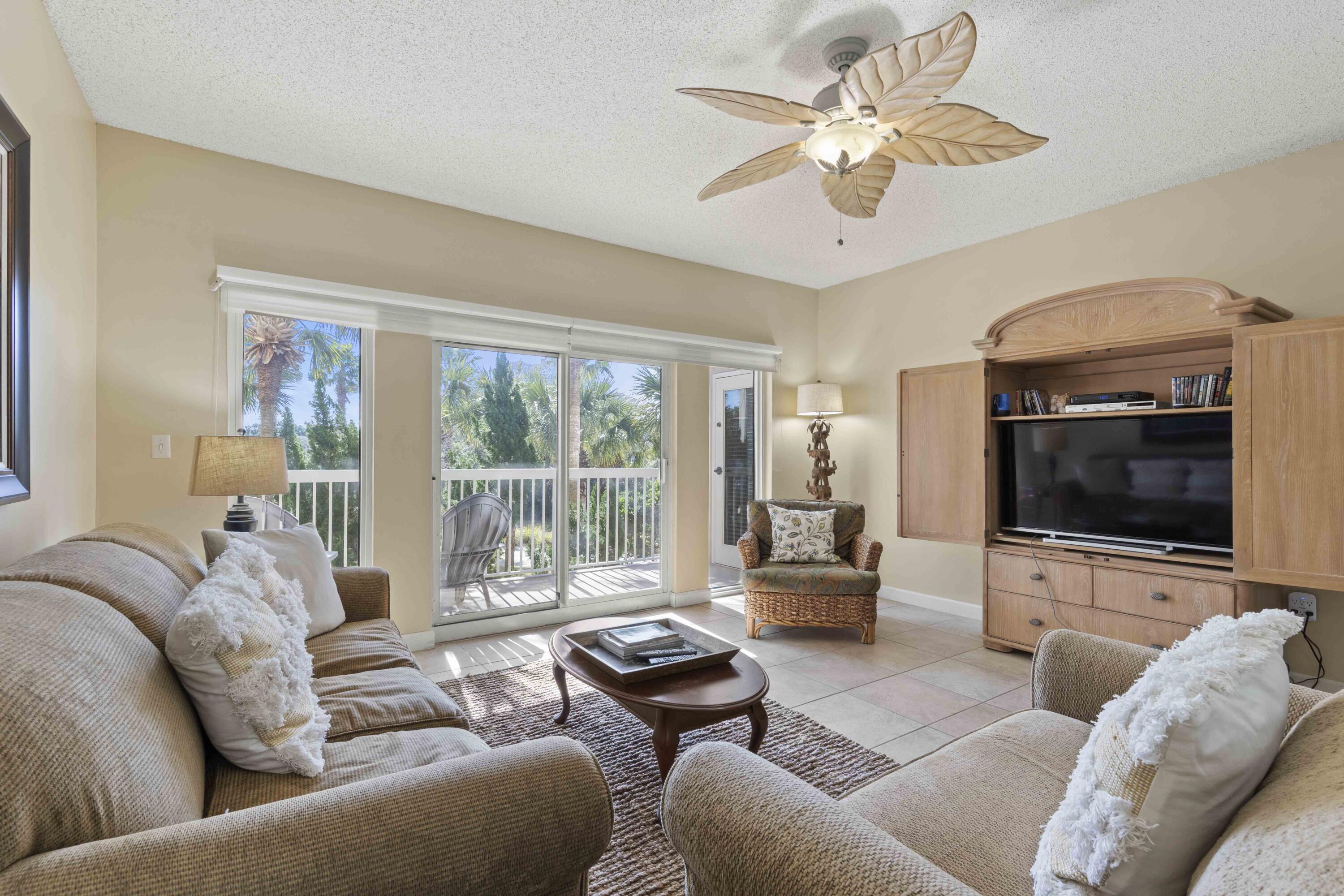 This lovely condo is your ticket to the fabulous beach lifestyle. Plenty of room for the family and you can also cash in on vacation rentals.  Tops'l resort offers great amenities including tennis club, fitness center, and beach access. Many fun attractions in the area. Fully furnished and move in ready. Buyers to verify all information.