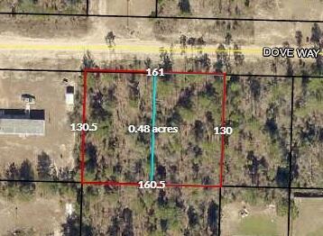 0.48 acres, two parcels of vacant land being sold together. Perfect for your custom built home.
