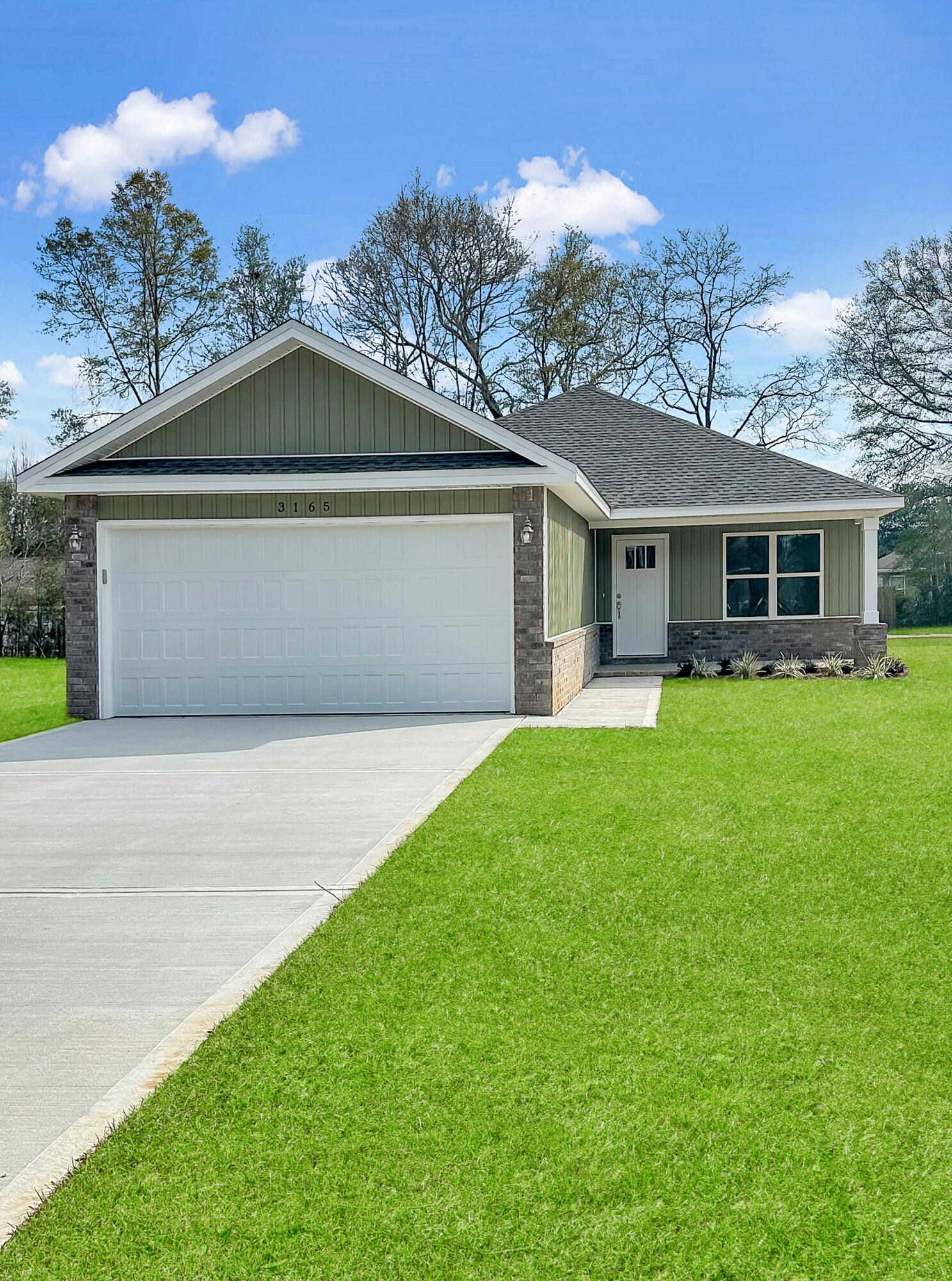 This brand new home is now complete. This home has no homeowners association fees, Low county taxes. The builder offers a TEN year structural warranty and a 2 year systems warranty. A spacious four bedroom, 2 full bathroom with an open concept living and dining area.  Laminate Flooring Throughout. NO Carpet. White shaker cabinets throughout and quartz countertops. Bedrooms have ceiling fans. Two car garage with opener. Large backyard and covered from and back porches. Seller will pay $6000 towards buyers closing costs, which for most buyers will cover the closing costs on the property. Many VA buyers can bring $0 to closing. Reach out today for more information.