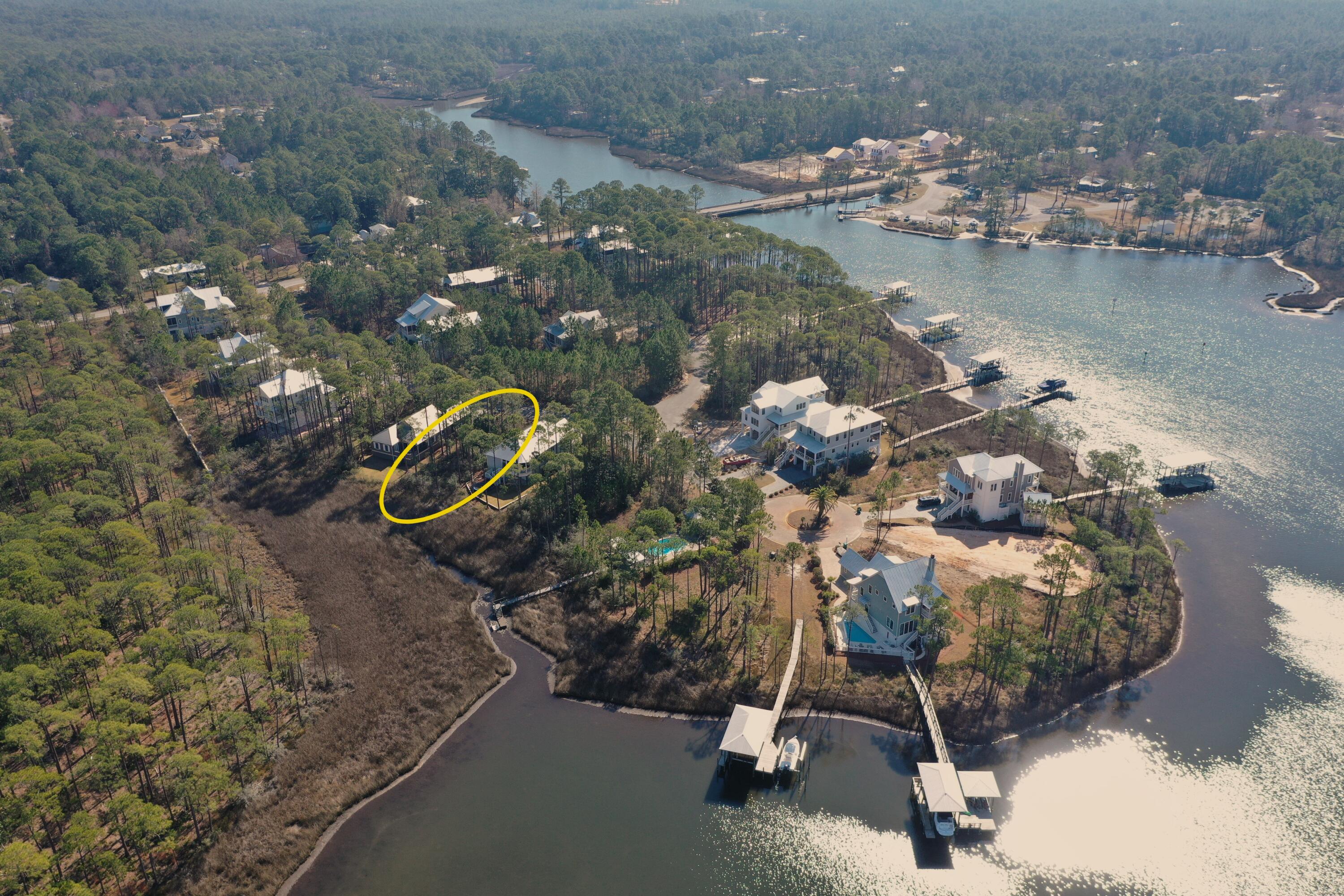 Beautiful .26 acre lot bordering Hogtown Bayou in Cessna Landing. Enjoy stunning water views and bayou sunsets. The lot backs up to natural protected wetlands, ensuring privacy and no further development behind the homesite. Cessna Landing is a private, gated community in the heart of Santa Rosa Beach. Enjoy a community pool and sundeck, in addition to a community dock.