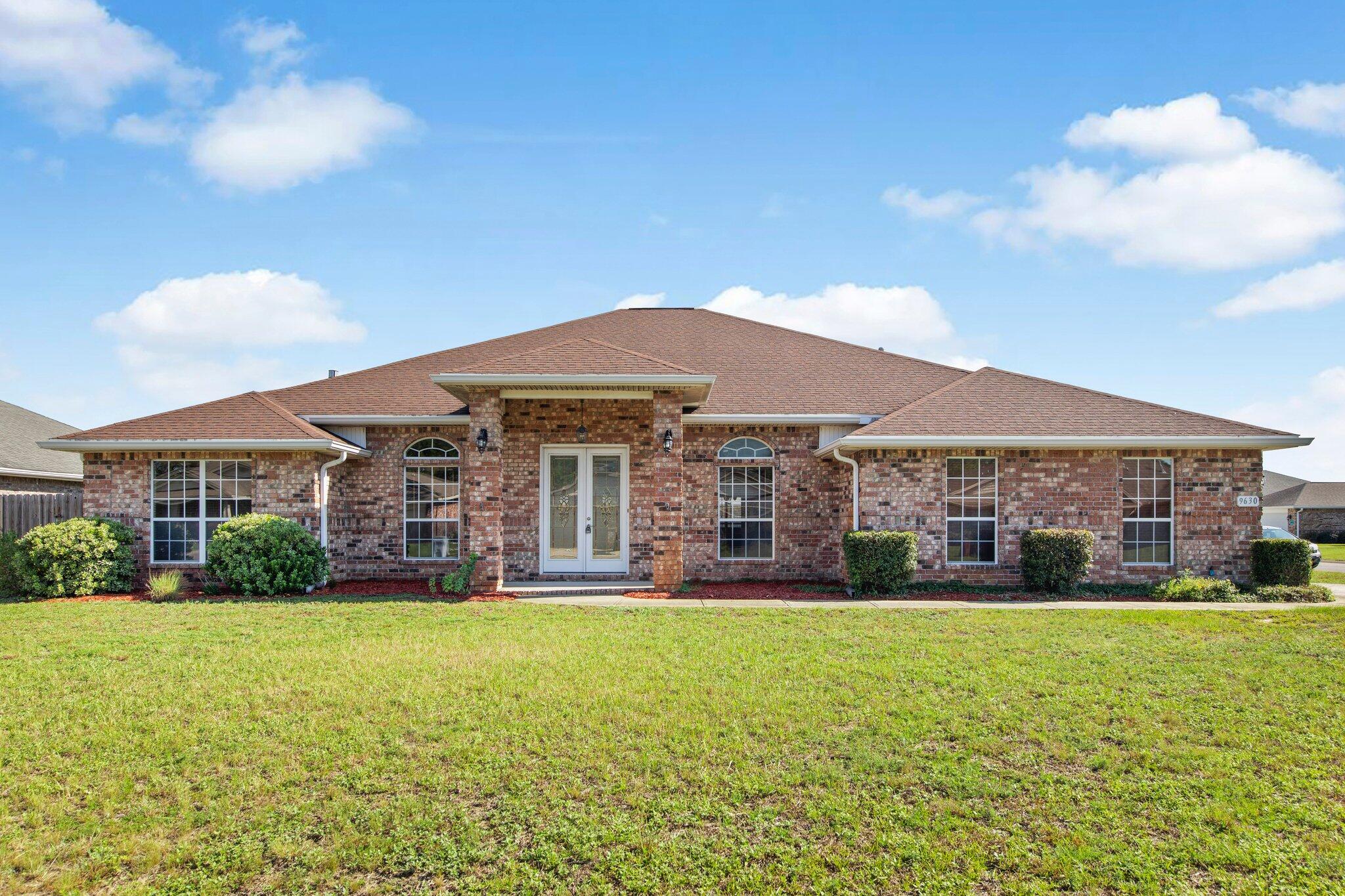 This beautiful brick home has 3000+ sq. ft. of living space! The impressive double door entryway showcases the travertine type tile floors and luxury vinyl plank flooring through the main living areas. The great room has a gas fireplace and leads to the eat-in kitchen, both of which have views to the fully fenced.backyard. You'll love the kitchen which has been upgraded with beautiful wood cabinets, stainless appliances including a gas range and granite countertops, an island with over-sized drawers for your pots and pans as well as a walk-in pantry. A formal living room (which could also be used as an office) and a formal dining room give you options for how you will use the space. The master bedroom is quite large and has two separate closets, an en suite bath with double/split vanities a separate shower and whirlpool tub. Two of the additional three bedrooms also have walk-in closets. Owner will consider pets. No Smoking!  Give us a call today to view this special home!