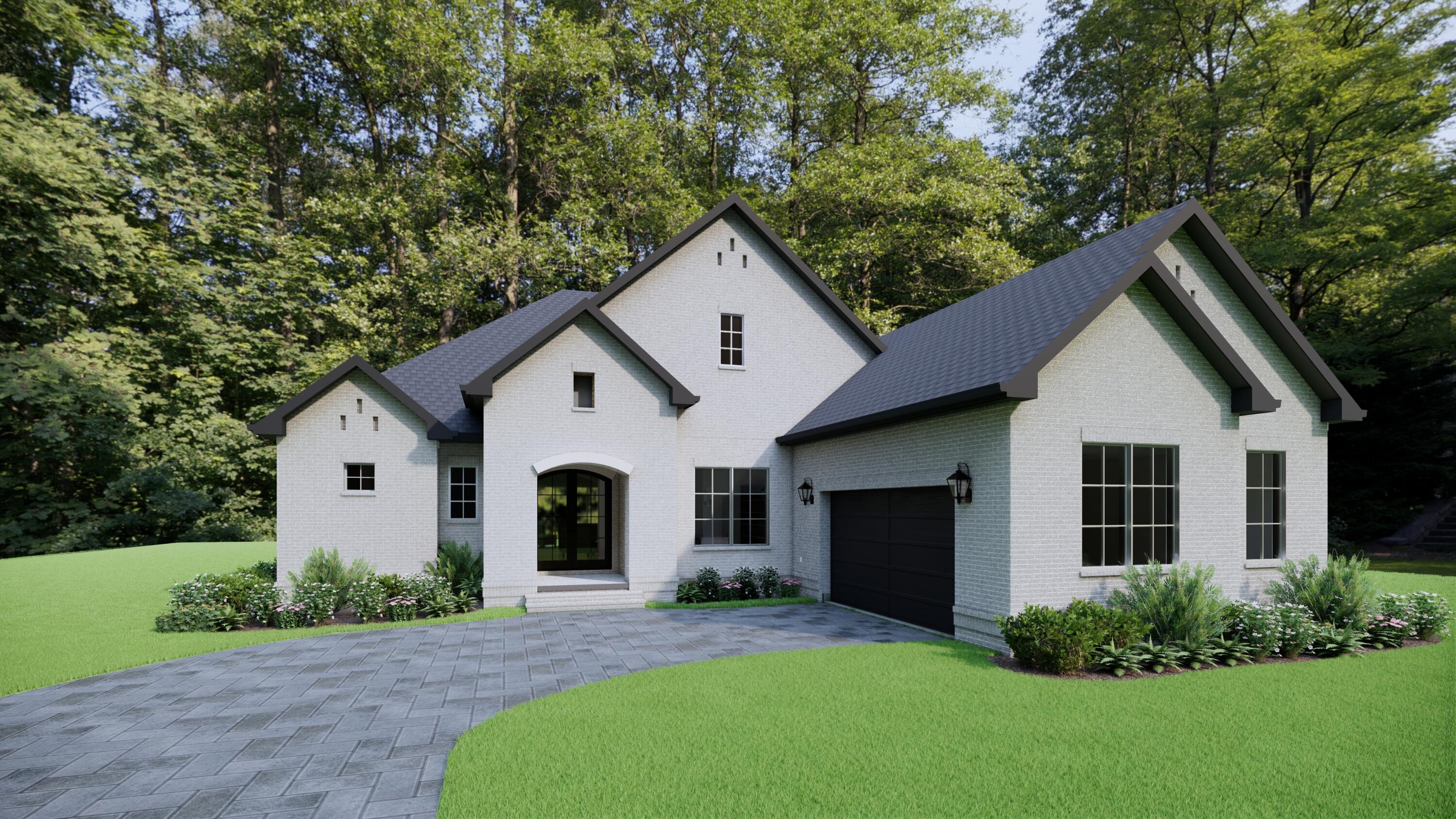 Luxury living, framed by nature.!!  Encompassing 3,994 square feet of thoughtfully curated design, this all-brick basement walkout estate is gracefully positioned on a coveted perimeter homesite overlooking serene natural surroundings in Deer Moss Creek. Designed with both sophistication and comfort in mind, this 4-bedroom residence offers refined spaces, architectural presence, and exceptional detail throughout.
The main level features an expansive primary suite retreat, a grand great room anchored by a statement fireplace, and a separate den ideal for a private study or lounge. The designer kitchen is a true showpiece -- appointed with premium Café Thermador appliances, quartz countertops throughout, and a seamless flow into the living spaces for effortless entertaining.
The fully finished walkout basement creates an entirely separate level of luxury living, complete with an additional bedroom and full bath, an expansive game and bonus area, a dedicated exercise room, and an impressive recreation space featuring its own island and wet bar with custom cabinetry -- perfect for hosting on any scale.
Outdoor living is equally elevated with two covered porches -- one on the main level and one below -- offering tranquil views and year-round enjoyment. An oversized garage provides generous storage, while the paver driveway enhances curb appeal with distinctive detail.
Located within Deer Moss Creek, a premier master-planned community offering resort-style amenities including a pool, clubhouse, playground, paved walking trails, basketball court, outdoor kitchens, and charming gazebos -- delivering a lifestyle as exceptional as the home itself.