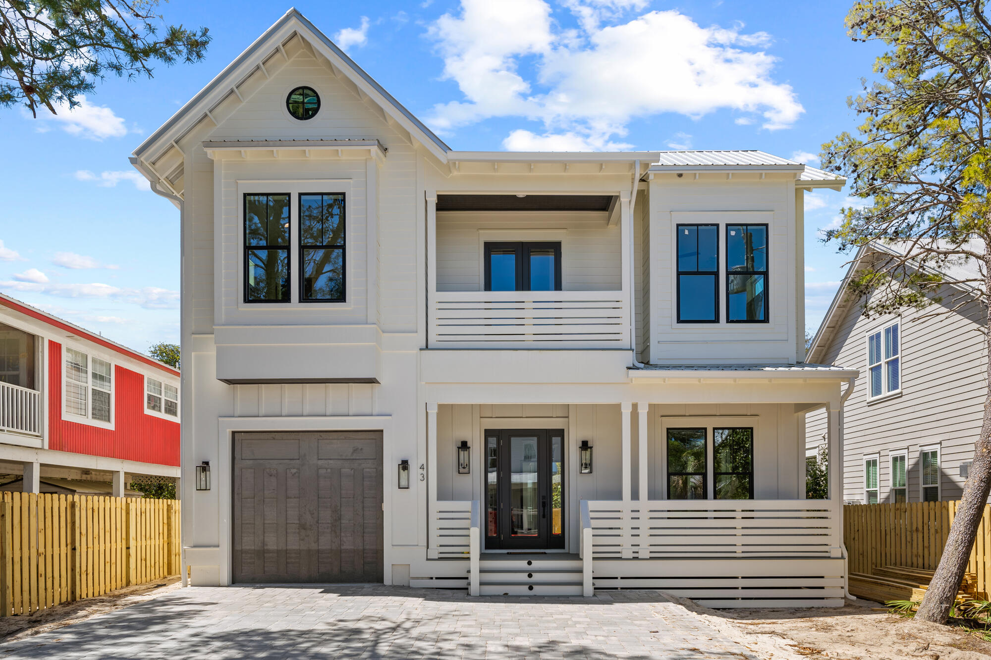 New Construction South of Hwy 30A in the unique area of Eastern Lake.  Home offers heated swimming  pool, , garage, 5 bedrooms, 4 1/2 baths.  When entering the home the quality and upgraded features are obvious. These include quartz countertops , ship lap interior walls , gourmet kitchen , plank flooring . The open floor plan with lots of natural light create the feeling that you are home. This home offers a master on the first floor and an additional master on the second floor. 
 The large decks are  great outdoor space along with ideal space for outdoor kitchen around heated pool area. The beach access to Walton County beach is a short stroll away, as well as Eastern Lake for paddle boarding or canoeing. .