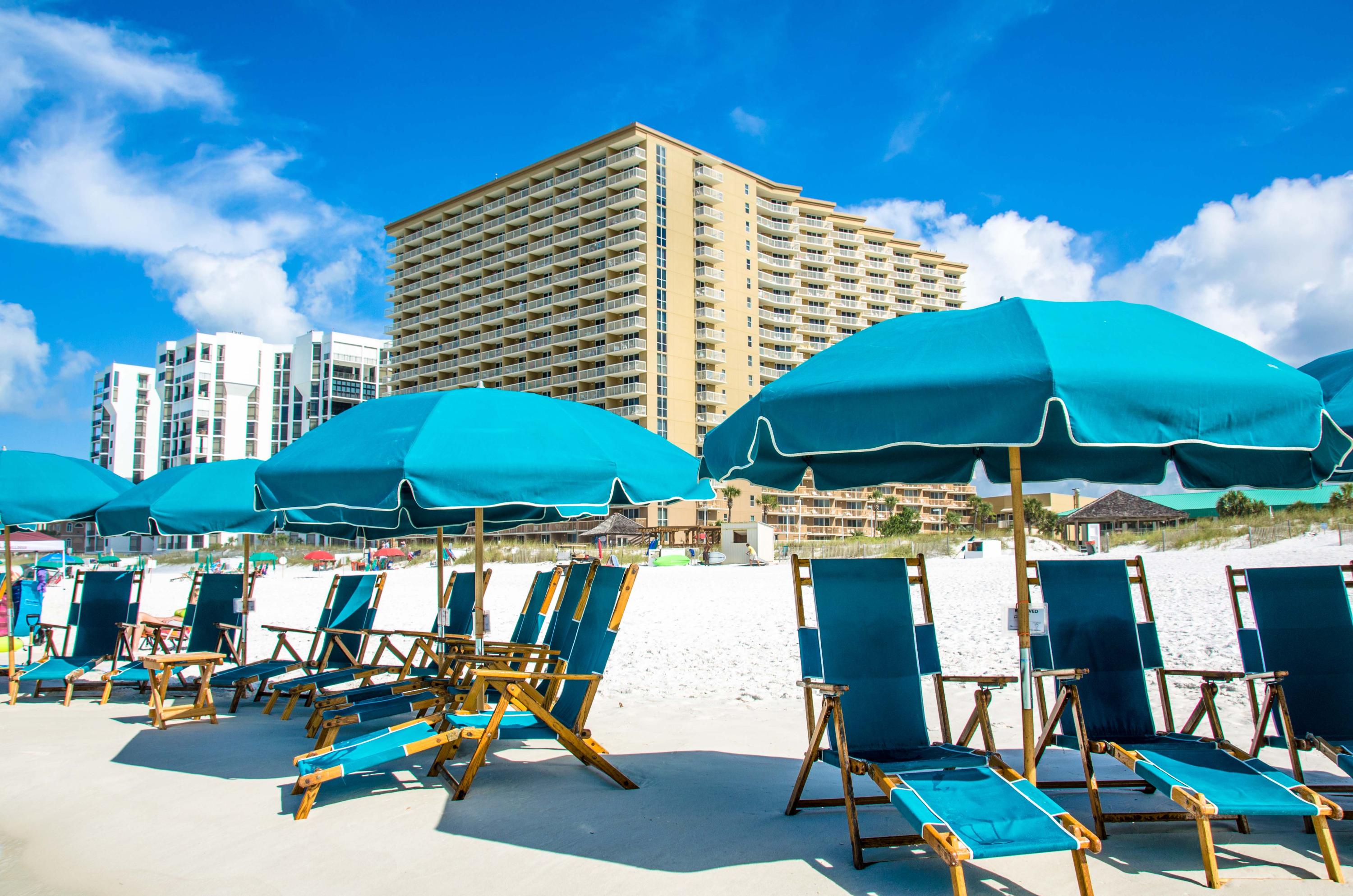 Rental powerhouse on the PRIME 7th floor in the popular Pelican Beach Resort with a toes-in-the-sand GULF FRONT location on the famed beaches of Destin...which conjures up images of sun-splashed days of swimming, biking and relaxing. This beach inspired condo offers a large master suite with private bathroom, hallway bunks and guest bath. An open and spacious floor plan is decorated with the beach and sun in mind - riveting Gulf views from the main living areas plus sunshine and warm gulf breezes abound from the balcony. Centrally located to all the dining and entertainment Destin is famous for including spas, shopping, golf, fishing and more. Pelican Beach has amazing resort style amenities, including: three swimming pools (one indoor), tennis, huge sun deck, beachfront grill, state-of-the-art fitness center, on-site cafe and sundry shop, 24 hour reservation desk, convention/meeting services and covered parking garage with non-reserved spaces!