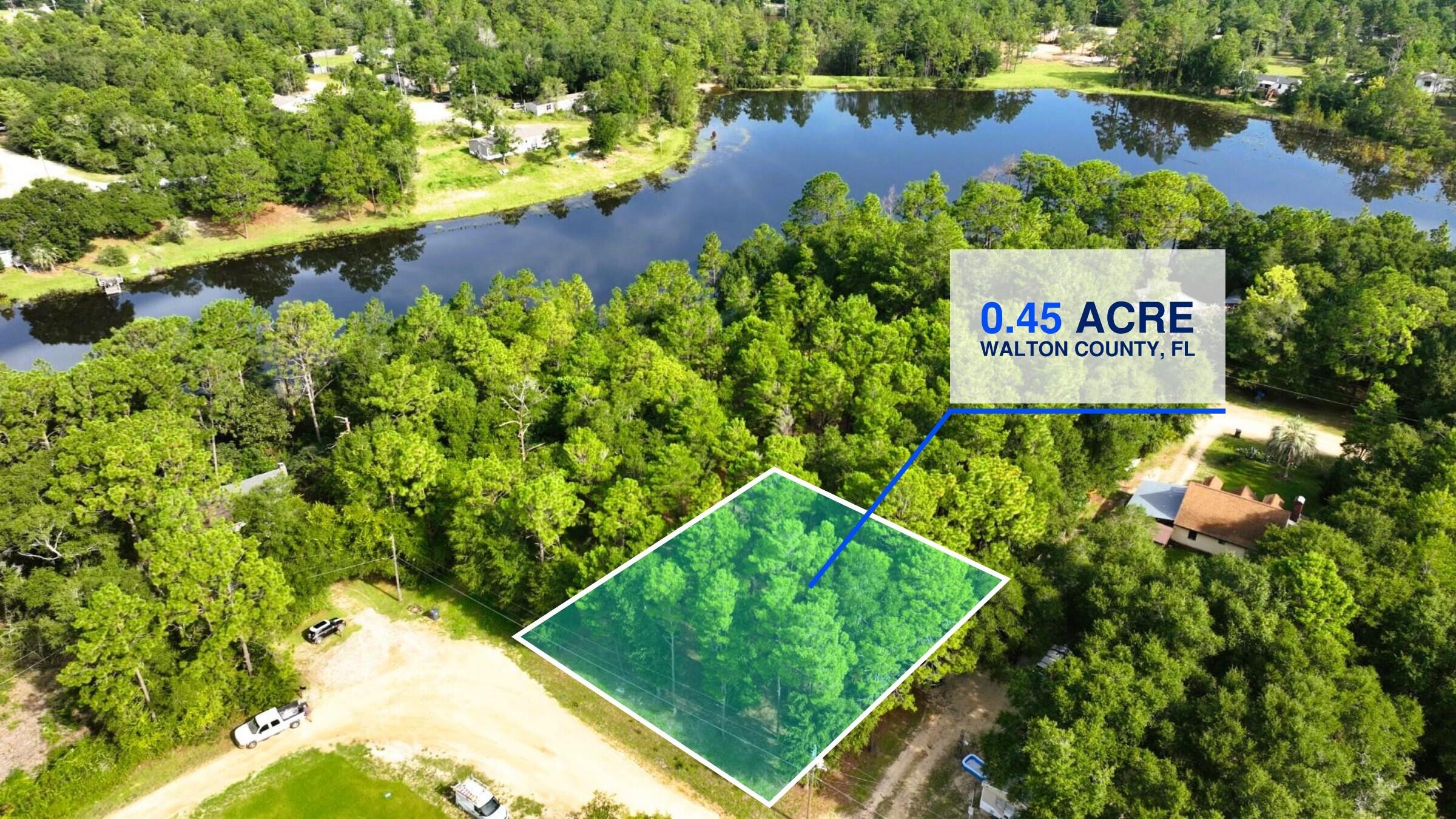 This 0.45-acre lot offers a rare opportunity to build in a peaceful, well-connected area just minutes from historic downtown DeFuniak Springs. Whether you're an investor, a first-time buyer, or ready to bring your dream home to life, this property provides the freedom and flexibility to build without the constraints of an HOA.

Ideally located with easy access to US-331, Highway 90, and I-10, the lot also offers close proximity to Santa Rosa Beach and the scenic 30A corridor—making it a perfect blend of small-town charm and coastal convenience.

For more information, contact us today.