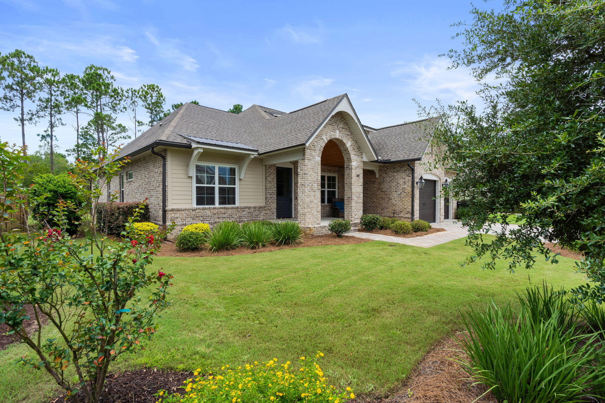 Limited opportunity!!!  Move in Ready on a Preserve lot.  For your buyer looking for a special home nestled in the gated community of Vineyards at Hammock Bay, This gorgeous Randy Wise Home is perfect for buyers looking for 4 bedrooms, one story and private yard large enough for a pool and still have room left over.  This home features 10' ceilings throughout, crown moulding and cased windows.  Gourmet kitchen with oversized refrigerator and freezer, gas cooktop, built in oven and microwave.  Furniture grade cabinetry throughout home. Large walk in pantry.  Separated laundry room with built in cabinets and mudroom off garage.  Split bedroom layout.  Open concept kitchen and family room.  Brick arch in foyer and brick accent wall in breakfast nook.  Ship lap accent wall in foyer and in master bedroom.  Stained French doors into office overlooking front porch.  Huge master bathroom with split vanities, large walk in shower with multiple shower heads and freestanding tub.  Whole home water filtration system.  Built in closet system in master.  Screened in patio overlooking preserve on rear of home.