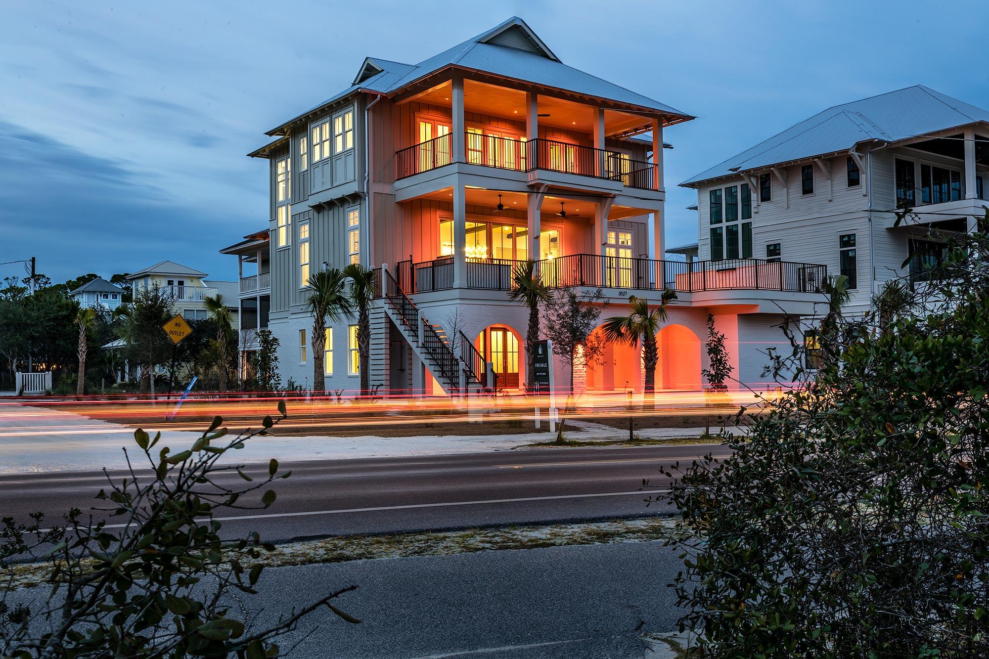 Sweeping views of the Gulf of Mexico combined with astonishing architecture exemplify this incredible property. Discover the ultimate beach property conveniently located in the heart of Seagrove Beach. Deeded private beach access puts your feet in the sand within a few steps. Featuring a second-floor pool, multiple living spaces, incredible outdoor living, private carriage house, elevator and ample parking this new construction home will feel like it was custom built for you! Located approximately one mile from Seaside, this estate offers outstanding access to enjoy all 30A offers including the sugar white sands, emerald waters, world-class fishing, first-rate dining and luxury shopping. This exceptionally designed floor plan offers eight bedrooms, seven full and two half bathrooms. On the ground level, you will find three bedrooms. The first includes a spacious en-suite bathroom; this room will serve perfectly as a second master or generous guest bedroom. Just down the hall, you will find an additional king bedroom as well as a large bunk room with 2 built-in queen size bunks. These bedrooms share access to an additional living space and first-floor patio. Ã¢â‚¬Â¨
Take the convenient elevator or climb the stairs to the second floor to find the extraordinary great room overlooking 30A and the Gulf of Mexico! This open floor plan connects the living room, dining room, and gourmet kitchen. The chef's kitchen offers a 48" gas Wolf range, 36" Sub-Zero refrigerator, 36" Sub-Zero freezer, 2 Asko Dishwashers, a large kitchen island as well as a wet-bar with beverage fridge and ice machine. From the gas range to the beautiful fireplace, this room is equipped with everything you need for entertaining your large group. Through the 20-ft. glass sliding door you will exit out onto the second-floor porch; boasting a private pool, fully equipped outdoor kitchen, and incredible views of the Gulf of Mexico. In addition, on this level, you will find a second powder room and additional bedroom equipped with an en-suite bathroom.

On the third level, you will find the remaining bedrooms, a large entertaining room, incredible porch and more outstanding views of the Gulf! The master bedroom features a beautiful vaulted ceiling, Gulf views, porch access, a spacious en-suite bathroom and expansive walk-in closet! The space and finishes of this master suite offers exceptional luxury. Just off the master, you will find an additional living space featuring a wet-bar and porch access. An additional king bedroom and bunk room featuring a built in full and twin bunk; an additional full bathroom is located on this floor.

Located north of the main house is the cozy carriage house, ideal for guests who want a little more privacy. This carriage house features a kitchenette, private bedroom, spacious bathroom and covered parking for two vehicles and beach gear storage!

This estate would make the perfect second home, permanent residence or vacation rental. Additionally, $300,000+ in projected rental income solidifies the investment opportunity. Do not miss the chance to own this incredible property!