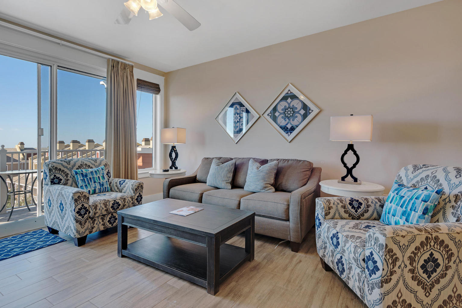 LARGEST 2BR/2BA at MARKET STREET INN! Unique extra large unit (1278 sq. ft.) with two balconies. *The rental potential of this property is $37-38K* Completely updated and decorated in the latest coastal style! This condo has views of BOTH the tropical swimming pool and the entrance to Baytowne Wharf - a very rare find in Sandestin Resort. The open living area features driftwood tile floors and balcony access with a view of the Baytowne Wharf entrance. An updated kitchen with granite countertops, stainless appliances and a breakfast bar adjoins the dining area. The spacious master bedroom suite offers a private balcony with views of the tropical swimming pool, and is complete with an adjoining master bath featuring a soaking tub and separate shower. Cont' There is a second bedroom and second full bathroom. This condo offers a stackable washer and dryer, an owner's closet, a separate basement storage compartment, garage parking and building elevator entrance. #548 Market Street Inn is conveniently located just down the hallway from the building elevator. This is the perfect family beach retreat with verifiable rental income potential.