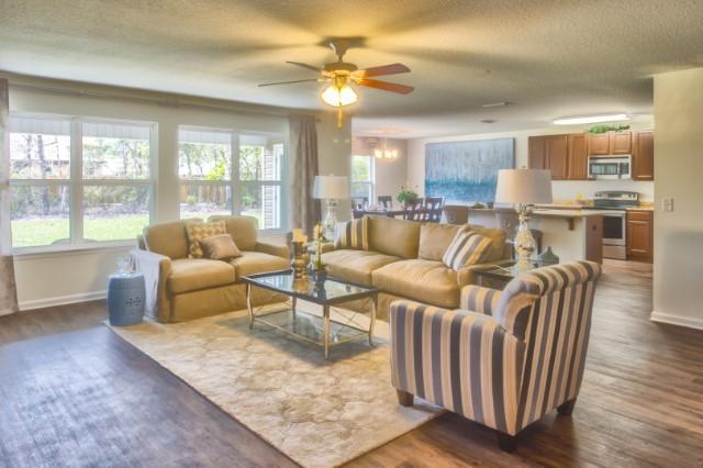 Great Location, South of I-10!Underground Utilities. The Denton has an open, split bedroom floor plan. Large kitchen with island, pantry and stainless steel appliances. Listing Broker/Salesperson has ownership interest in the property. Photos may be of similar, but not necessarily of subject property, including exterior and interior colors.