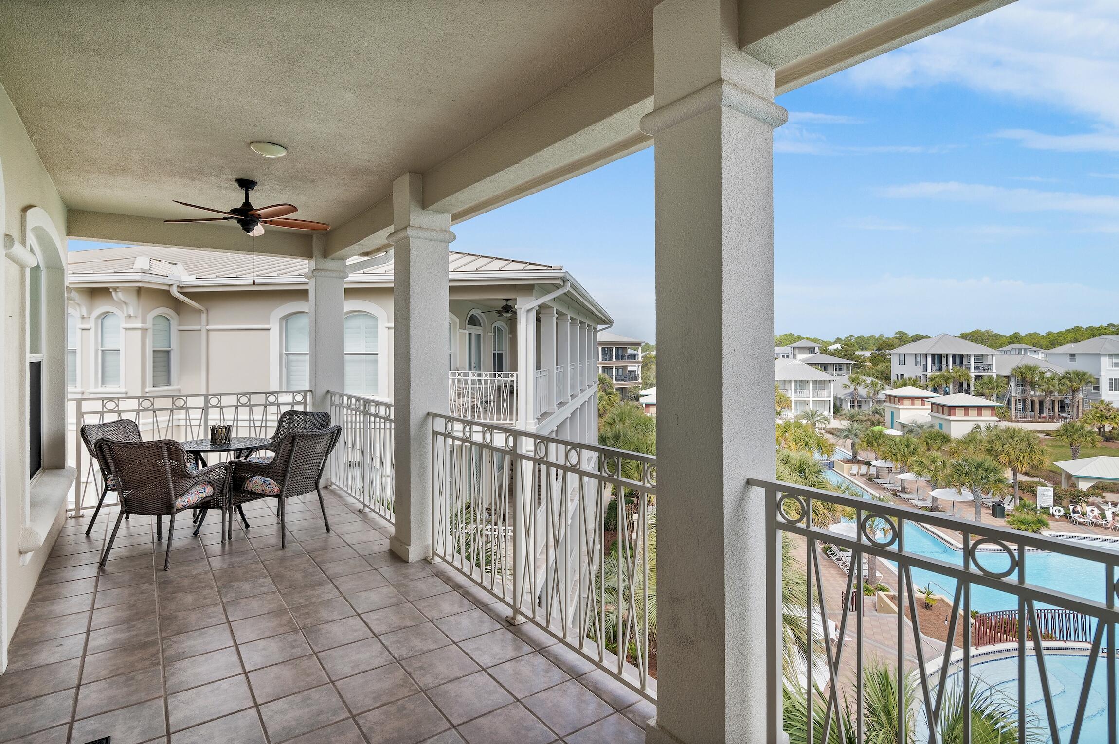 Welcome to your new beachside retreat in the Villas at Seacrest Beach!
This condo offers 3 beds and 3 full baths, spread across a spacious 1,944 square feet. You'll find everything you need for comfortable living right here. Step inside to discover a freshly painted interior with brand new floors that give the space a modern and inviting feel. The kitchen has been recently updated, ensuring you have everything you need to whip up delicious meals. 

Located on the top floor, this unit offers privacy and tranquility. Step out onto your private covered balcony overlooking the center of the expansive 12,000-sq.-ft. resort style community lagoon pool - the perfect spot to relax and unwind.

Situated between Rosemary and... Alys Beach, you'll be just a short walk away from incredible restaurants, boutique shops, luxury amenities, pristine white sands and turquoise waters. Whether you're looking for a peaceful getaway or an adventure-filled vacation, this condo has it all. Don't miss your chance to own a slice of paradise on 30A!