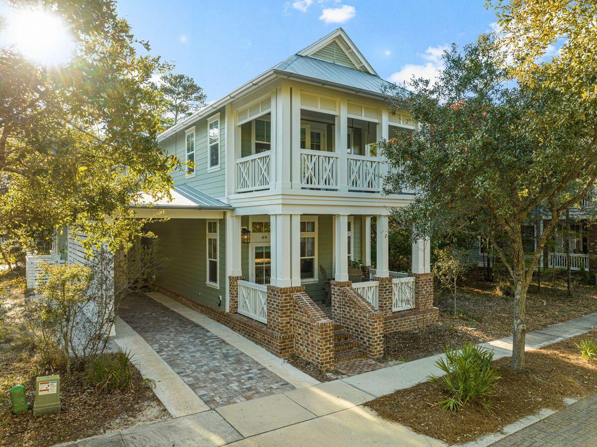 Nestled quietly in the highly sought after gated community of Forest Lakes is this stunning two story home. With 4 beds and 4.5 baths, this home offers the perfect Primary home oasis. The chefs kitchen features a farm house sink, Wolf appliances, over sized island that seats 6, and amble cabinetry to store all of your kitchen needs. The first floor living room features a cozy fireplace and ample natural light. The primary suite located on the first floor boasts two walk in closets, a luxurious bath complete with soaking tub, dual vanities, and rain shower. The second floor offers a three additional bedrooms, a second laundry room, and a secondary master suite, with a private porch poised to enjoy your morning coffee. Each bedroom features large closets and en suite bath.