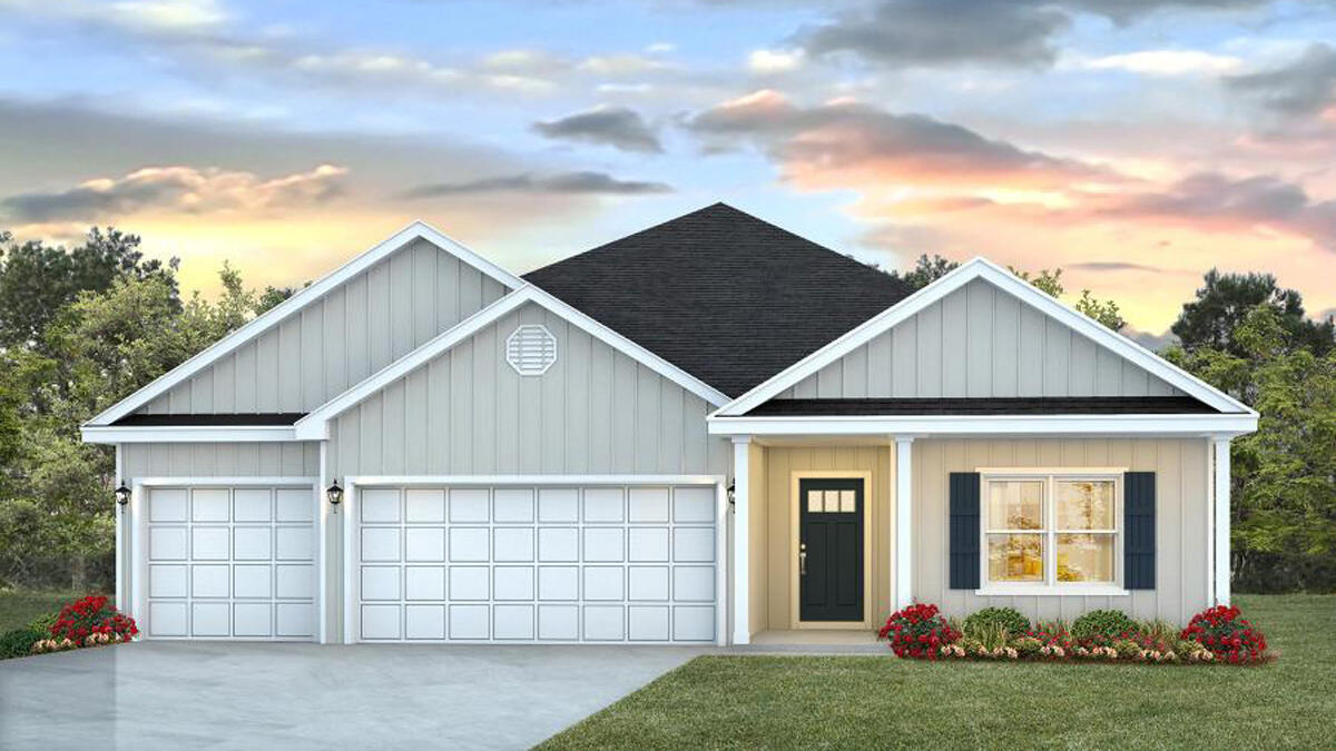 Welcome to fast growing NEW Hillwood Estates. The Destin plan is a stunning designed 4 bed, 3 bath home with a covered patio and a 3-car garage. This home features a large breakfast nook and separate dining area with a very comfortable open design for easy entertaining. Interior features include stunning granite counter tops in the kitchen and baths, stainless steel appliances, large island bar & corner pantry. Bedroom 1 is spacious with a walk in closet and an adjoining bath that has a double vanity, garden tub and a large separate shower. Awesome Smart Home 'Connect' Technology package includes your keyless entry, video/camera doorbell, automated front porch lighting, Dot device & more for yourr convenience.  GEORGEOUS HOME.