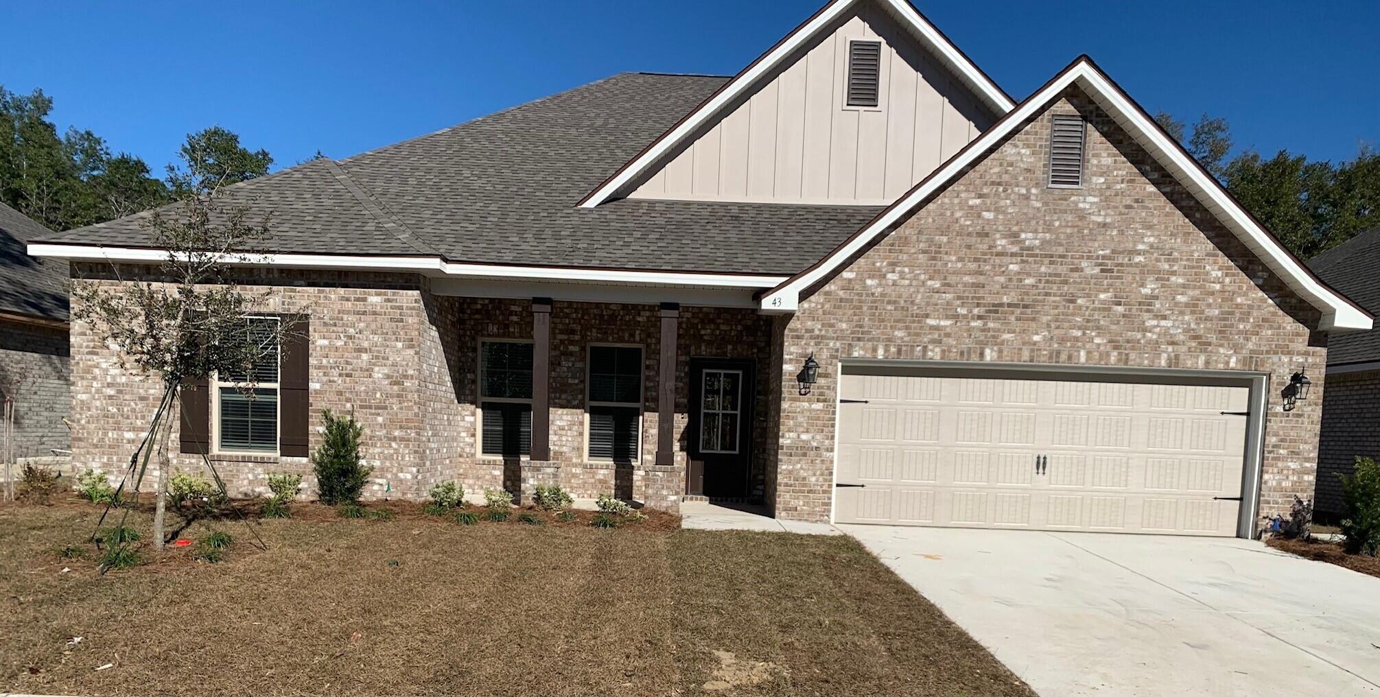 Awesome Builder Rate Incentives!  (Restrictions apply) 

The COMSTOCK III H in Wildflower at Hammock Bay community offers a 4 bedroom, 2 full bathroom, open/split design. Upgrades added (list attached).  
Features: double vanity, garden tub, separate custom tiled shower with frameless door, and walk-in closet in the master suite, double vanity in 2nd bath, walk-in closet in bedrooms 2 and 3, covered rear patio, kitchen island, walk-in pantry, recessed lighting, undermount sinks, framed mirrors, smoke/carbon monoxide detectors, landscaping package, architectural 30-year shingles, flood lights, and more!
Energy Efficient Features: water heater, kitchen appliance package, vinyl low E windows, and more!