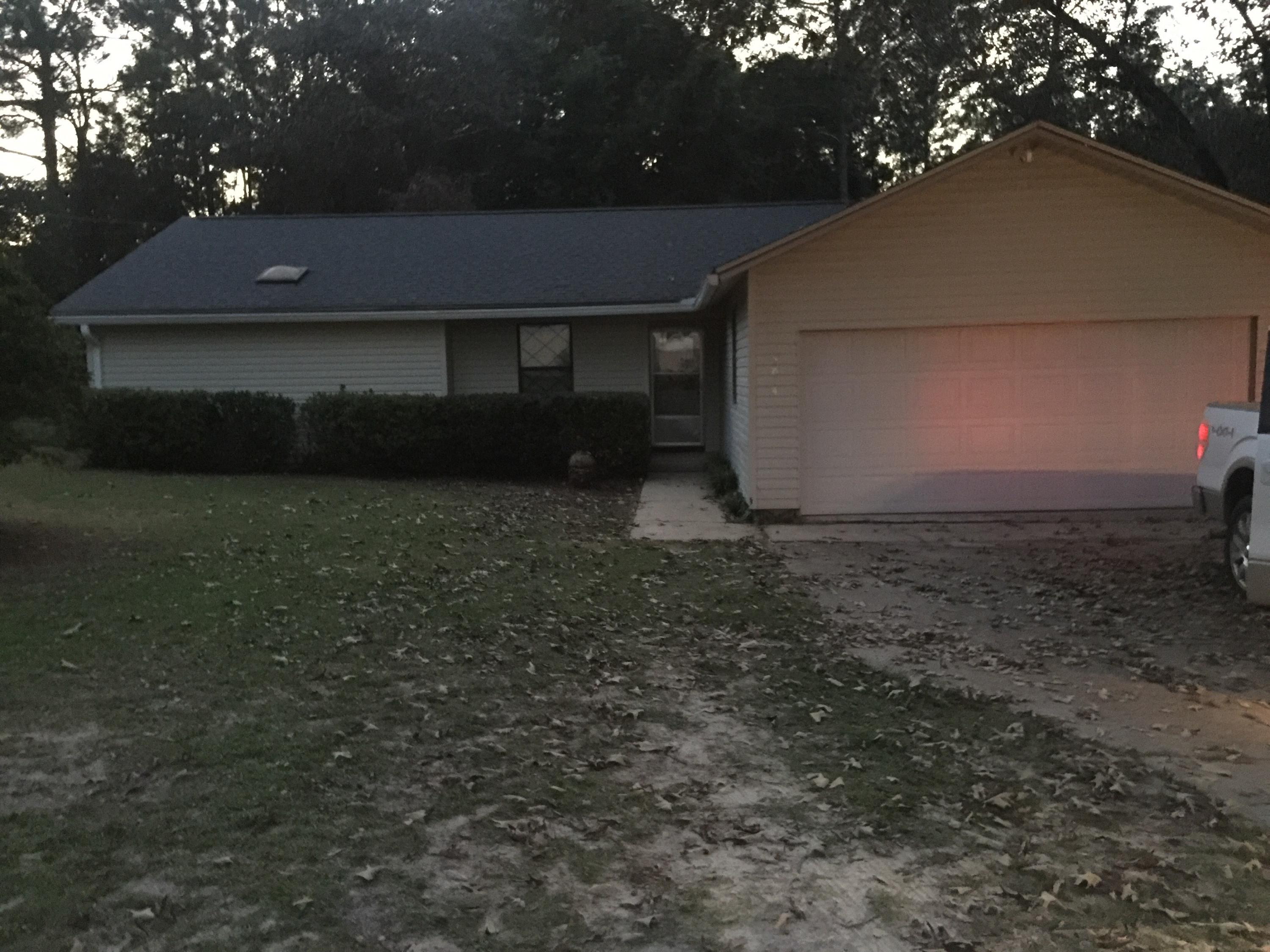 Great home with half acre lot is a great little find. Tile floors in the foyer, living room, dining room, and hall. Great if you have allergies and can't do much carpet. Vaulted ceilings in living room and master bedroom and a sky light for natural lighting in the master bath. Even a fireplace in the living room to make this even cozier. Complete the big back yard with 2 storage sheds and totally fenced. Don't miss out on being able to call this home sweet home.