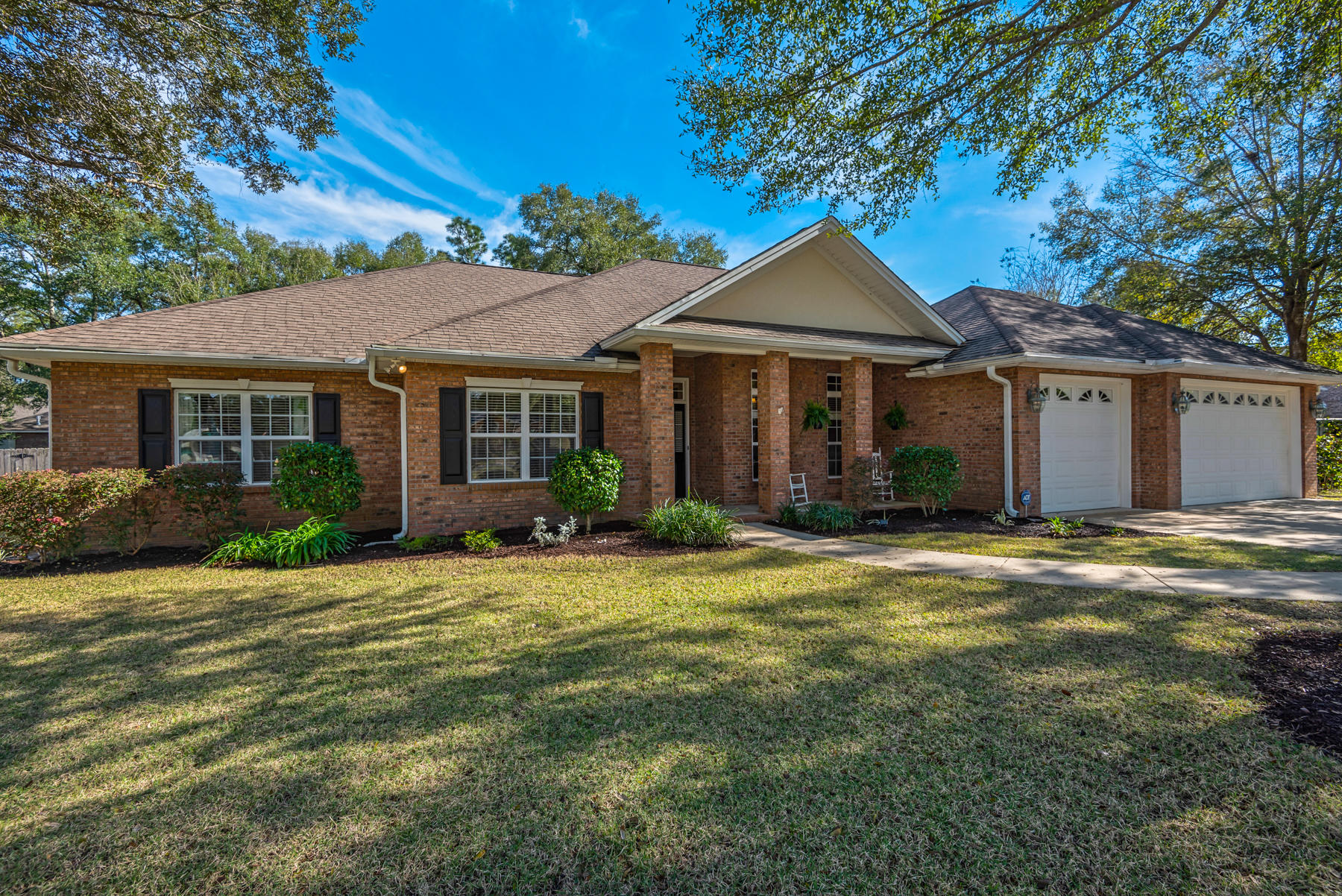 Here is your chance to own on Kildare Circle! This charming home has been well taken care of and updated for the active family who likes open spaces. The split floor plan with large barn door was added for additional privacy of bedrooms. The kitchen has been updated and a wall taken down to open up the kitchen into the living room. New granite countertops installed in 2016, new water heater and new dishwasher as of 2018. This almost 1/2 acre lot with saltwater pool and krete kote decking, screened in porch and gas hook up for grill has been meticulously maintained and is ready for entertaining a crowd or a quiet evening with family. This one won't last long...