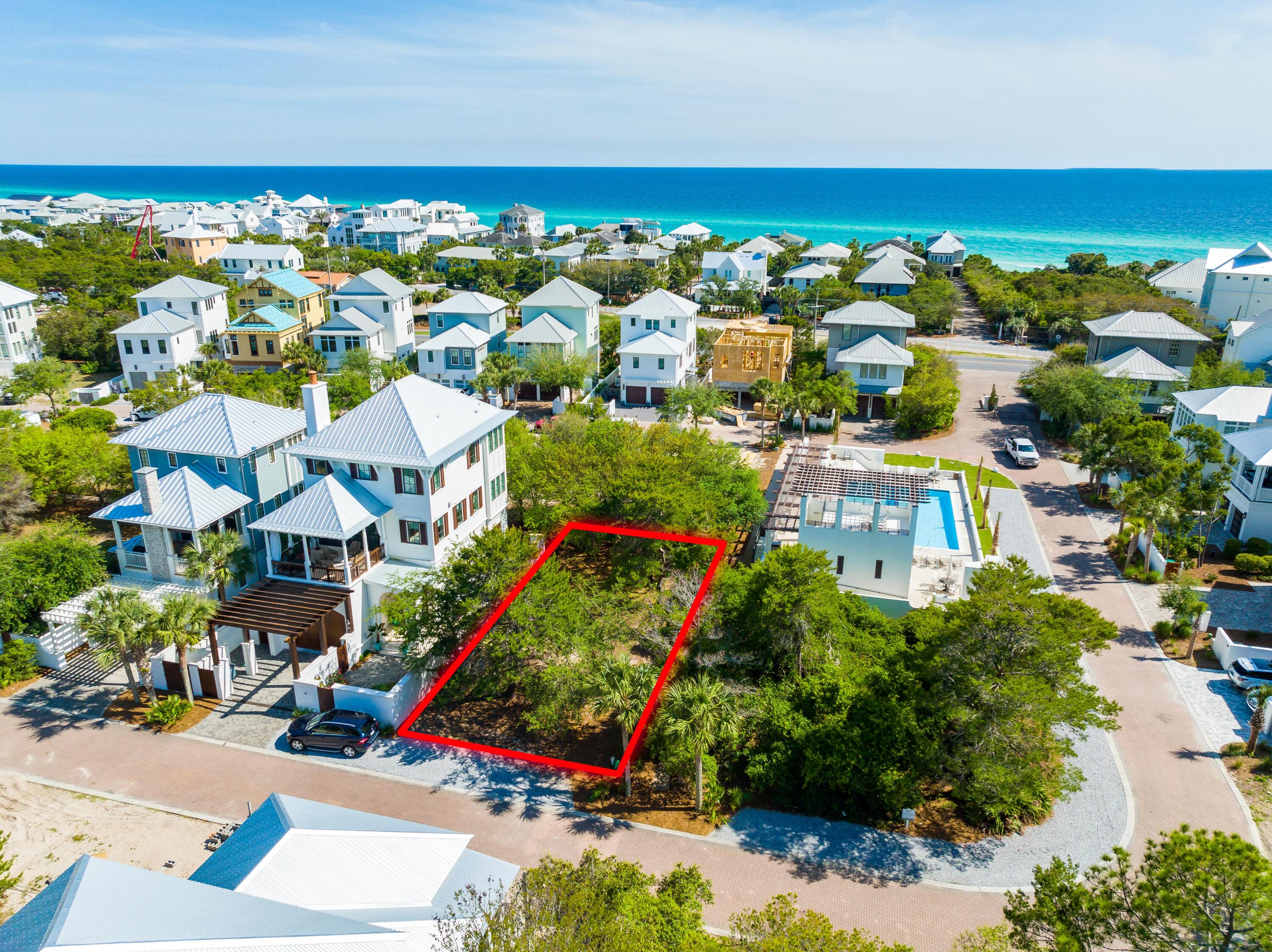 Welcome to SeaNest Village! This idyllic, private, gated community with only 47 lots in Seagrove is located conveniently between Seaside and Watersound on Scenic Hwy 30A. Lot 22 is steps away from the beautiful community amenities including a 2 level infinity pool, sunset tower, grill, and the outdoor dining area with its fireplace.  Greenspace on 2 sides of the lot provides additional privacy.  You are a short walk to the dedicated beach access for owners at Loggerhead Lane. Seanest is protected on the north of the community by the Point  Washington State Forest. This is the perfect place to build your dream home or investment property!