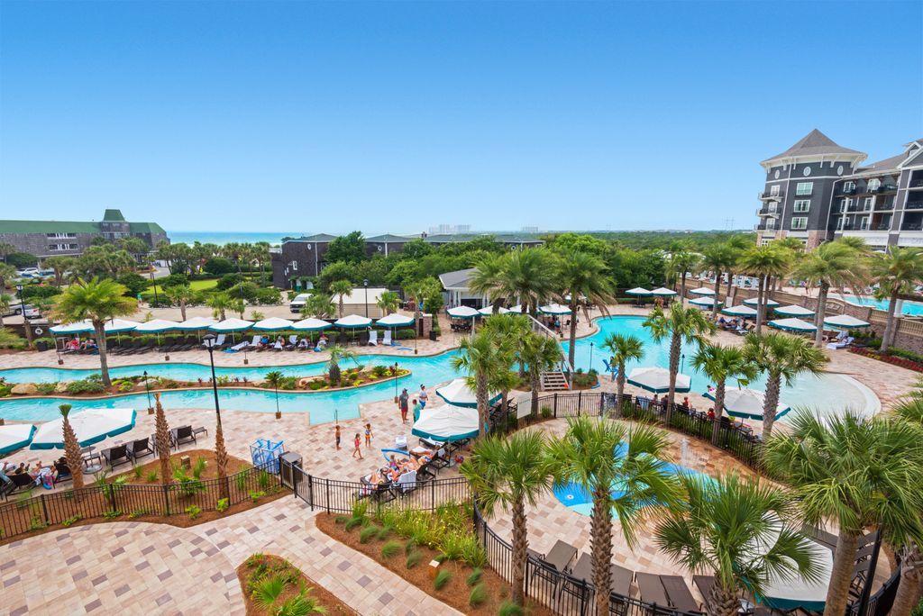 Experience unparalleled resort amenities juxtaposed the pristine untouched preserve of Henderson Beach State Park from this beautiful two bedroom + bunks luxury condominium. Ideally located on the third floor offering a southwest orientation with stunning gulf views as well as endless sunset vistas over the state park, this recently built resort complex is one of Destin's most premier opportunities. Characterized by an open floor plan and ample living space, the finish detail is exquisite with notable features including wide plank engineered wood flooring throughout, dual master suites with ensuite bathrooms as well as two full over full bunk beds for optimal sleeping arrangements. The spacious chef's kitchen offers custom cabinetry, stainless appliances and is wide open to the oversized living room which flows seamlessly onto the south facing covered balcony allowing for extraordinary 180 degree views. The Henderson Lofts is an exclusive enclave of luxury condominiums located on the coveted south parcel of the Henderson Resort complex. The hotel and condominium amenities consist of a private fitness center, onsite spa and five star dining options as well as multiple resort style pools with exceptional flex space for family entertainment as well as ample owners storage with a separate heated and cooled owner's closet within close proximity to the unit. This property is ideal for a second home or short term rental and conveys fully furnished with designer selections that offer a timeless coastal contemporary aesthetic.