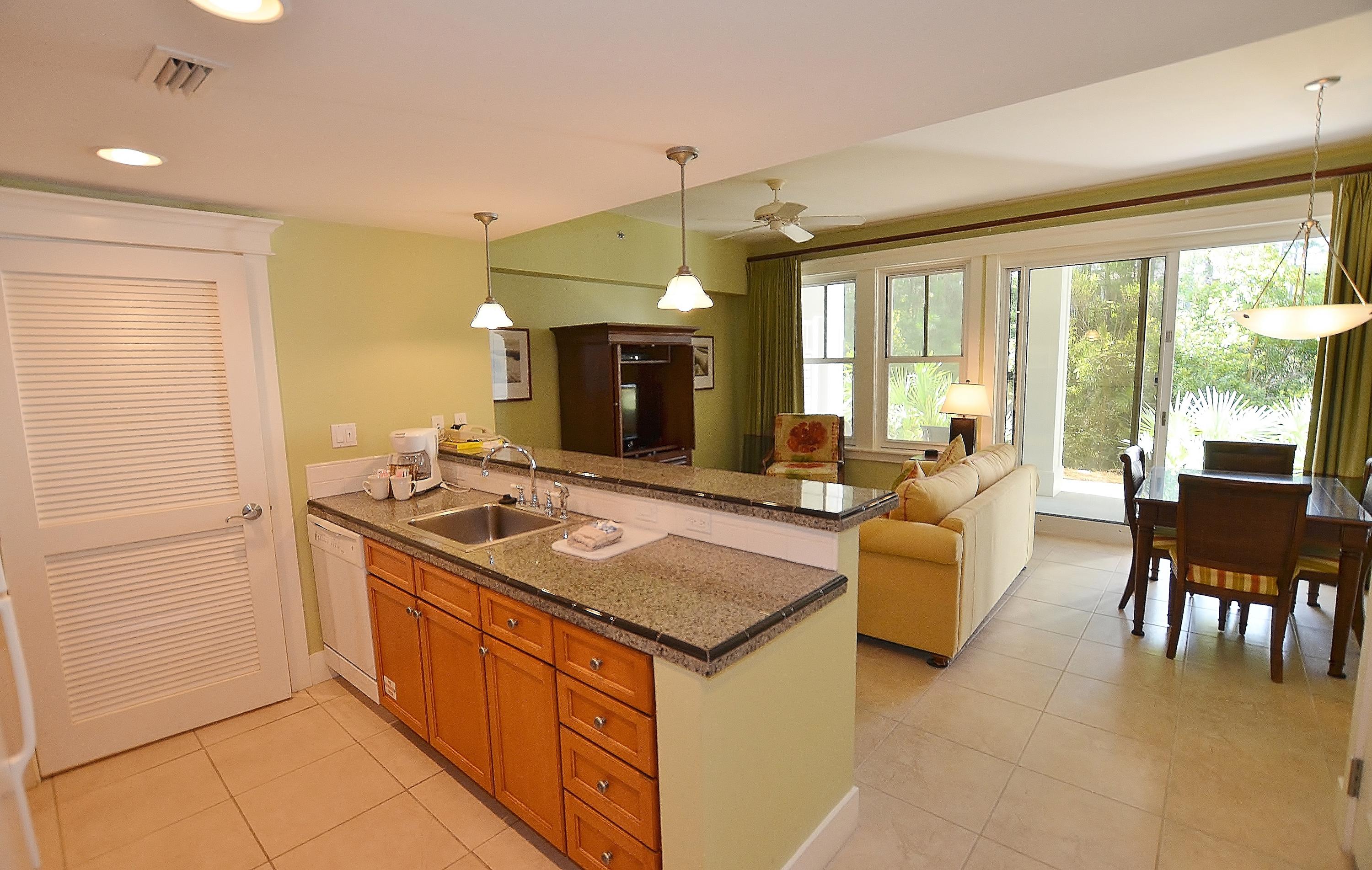 BEAUTIFULLY FURNISHED WITH ALL UTILITIES INCLUDED! Available as early as 8/15/17, no later then 10/01/17 for a 6 MONTH LEASE. This 1bd/2bath boasts a beautiful view of the marina from your private first floor patio. Come see what all a Resort Community has to offer. Amenities available with the lease of this home (for a one-time, $100 administrative fee per lease term) are daily kayak, bike and boogie board rentals, daily tennis court time, fitness club access (with spa and steam rooms), access to the resorts four pools, and discounts on golf and beach set-ups. This is in addition to any amenities specific to this property's neighborhood and is an exclusive offering with this listing.