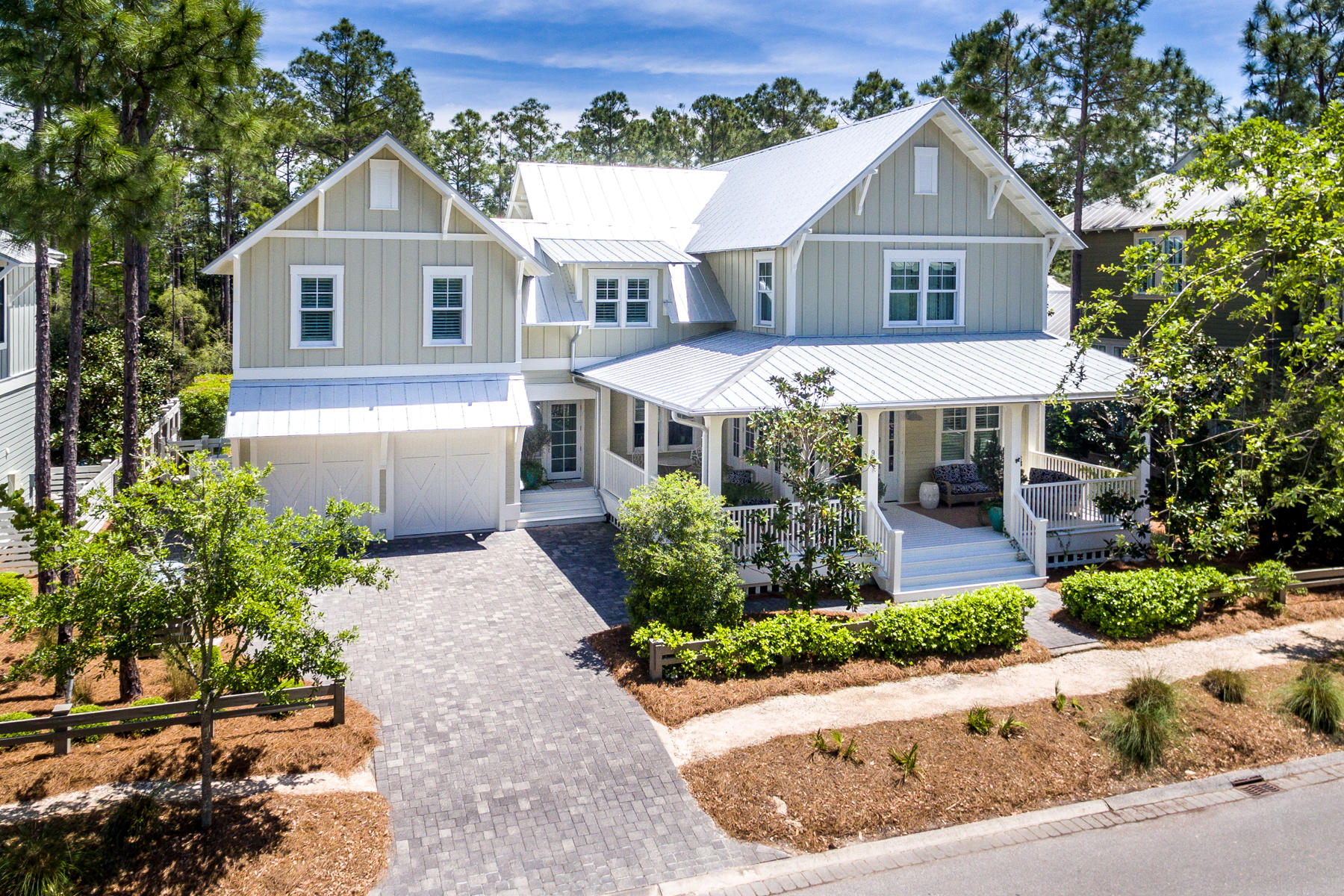 Stunning home in Watercolor of Scenic 30A! 95 Pine Needle Way exhibits gorgeous finishes throughout its exceptional floorplan that features six ensuites. Enjoy a turnkey coastal lifestyle, as this opportunity shall convey beautifully furnished, as professionally designed and decorated by Duce & Company Interiors. This home has been meticulously maintained as an infrequently utilized second home--never rented since newly being constructed. The lot is expansive, accommodating a wonderful backyard with a heated pool, and enjoying a tranquil greenspace as a backdrop.
Please inquire for further details and to schedule your private showing.