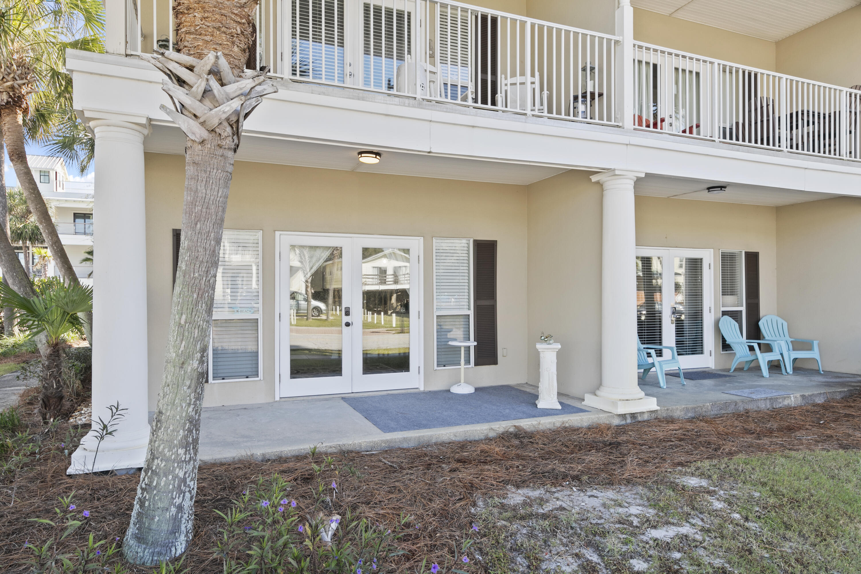 This lovely condo is your ticket to the fabulous beach lifestyle.  Beach access is just across the street.  Remodeled kitchen and bathroom, new flooring, and offered partially furnished. Create vacation memories and cash in on lucrative rentals. Easy in and out from this ground level condo. Many fun restaurants and attractions in the area. New HVAC , just replaced a few months ago.  Buyer to verify all information.