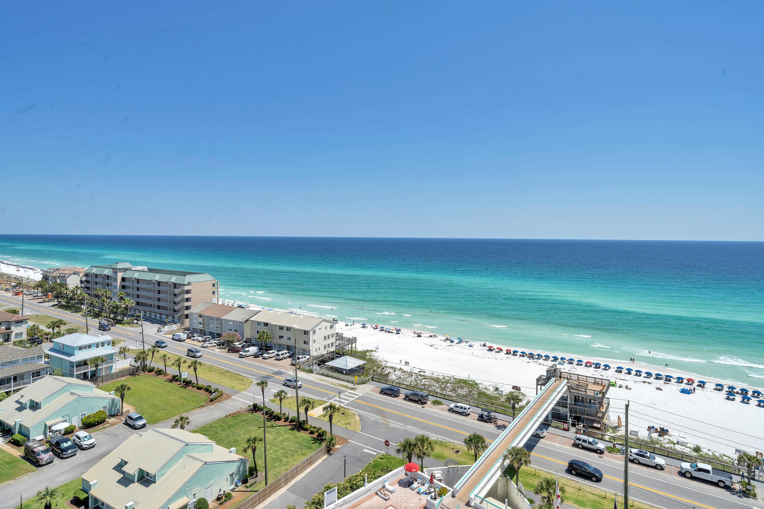 This lovely condo is your ticket to the fabulous beach lifestyle.  Expansive view of the Gulf of Mexico from the balcony and from both bedrooms. Stylish decor and ready for making vacation memories and/or cashing in $$$ on vacation rentals.  This condo has only been used by family and friends. The HVAC is just a year old and no worries about the hot water heater because Destin Surfside provides the hot water. The sky bridge or just crossing the road gets you to the beach.  Great amenities include pool, tennis, covered parking, onsite restaurant and more.  The bike path is a great way way to check out all the fun restaurants and attractions in the area. Buyer to verify all information.