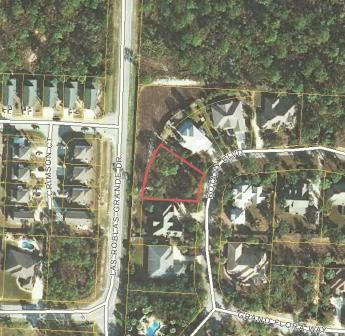 Beautiful interior lot in one of South Walton's premier gated communities. 5 year build out on lot. Subdivision has natural vegetation throughout with oak trees lining the streets. Owners have access to community pool and dock and this lot is just steps from the pool!