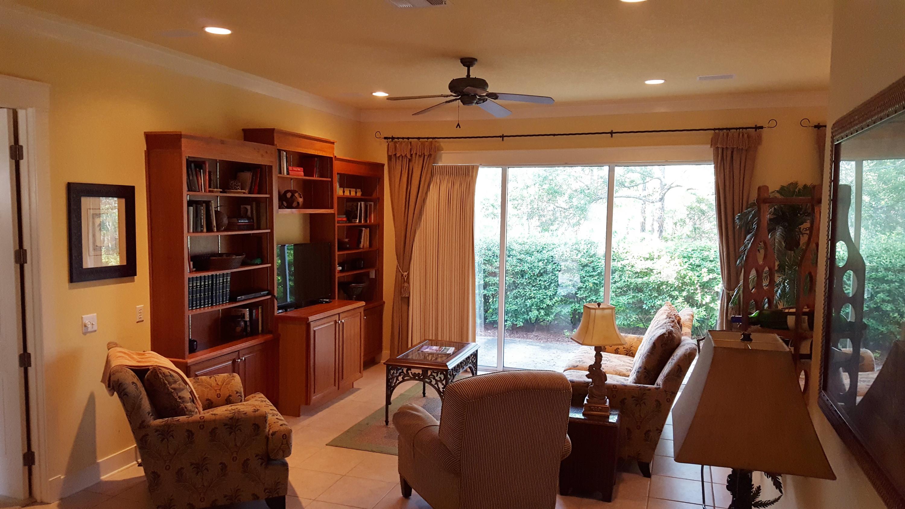 LOWEST PRICE IN GATED GOLF COURSE COMMUNITY OF REGATTA BAY.OWNER READY TO SELL. Get two homes with a pool for the price of one. This 3 BR/3BA home features a smart floorplan offering one living area with new granite countertops throughout; stainless steel appliances & cherry wood cabinets in kitchen opening into living area with built-in cabinetry overlooking a nature preserve. The master bedroom opens onto the pool courtyard and master bath offers granite double vanity; garden tub and separate shower. The guest bedroom opens onto the pool courtyard as well and has built-in cabinets which can be used as a home office. The second living area is a cabana also opening onto the pool courtyard with bedroom; full bath; sitting area and morning kitchen with sink and fridge. Sold fully furnished. This is all within the gated golf course community of Regatta Bay featuring: golf course; amenity center with large pool, playground and tennis courts; sidewalks and walking trails. Meet friends at the clubhouse and enjoy Rutherford's 465 Restaurant. Right outside the gates and a short golf cart ride lies Lulu's Restaurant on the bay; Legendary Marina and Destin Commons for shopping, movie theater, more restaurants and entertainment.