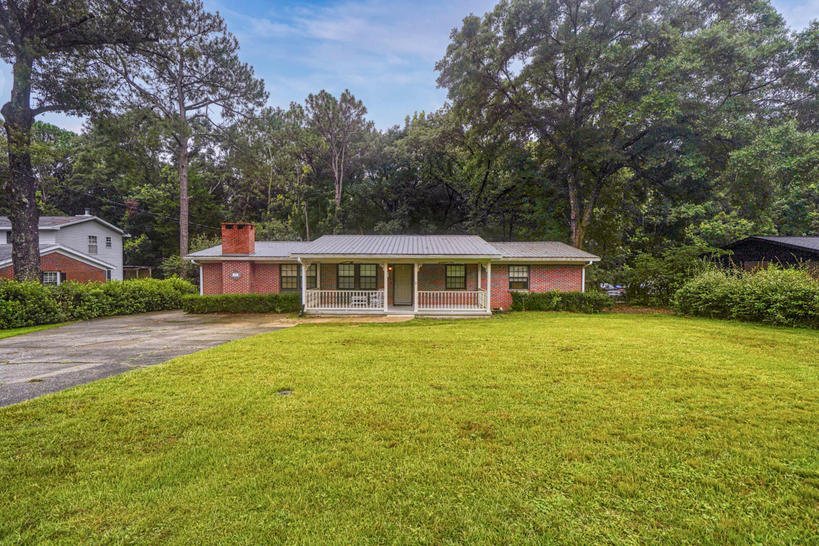 Under contract with a kick-out clause. Move-in ready home situated in an established subdivision in the heart of DeFuniak Springs. This home has been beautifully maintained and upgraded from top to bottom. Outside features a large shed, gutters with leaf protectors, and a fully fenced backyard. Inside you will find three bedrooms and two bathrooms with a large bonus room in the fully converted carport. The interior is finished with all wood and tile flooring, crown molding, and blinds. The kitchen is chef ready featuring all updated cabinets and black stainless steel appliances. Enjoy the beautiful sunroom situated behind the kitchen overlooking the backyard. Brand new HVAC system installed June 2022. If you're looking for space, privacy, and a tranquil setting, you have found your home