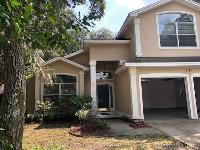 Perfect Bluewater Bay location in the gated community of Parkwood Estates on a cul-de-sac. Home offers a comfortable floor plan with lots of windows and natural light. Two story home allows private bedroom space on the second floor with two living areas, dining room and office on the bottom floor. Living room has gas fireplace, formal dining room has built in plant shelves while kitchen has large eat in area. Kitchen has oak flooring, granite counter tops, walk in pantry and corner window over the sink. Family room has tiled floor. Two car garage with automatic garage door opener. Fenced back yard, with sprinkler system on lawn pump. Owner will consider dog only, no cats. Pet fee and pet deposit required. $2200/month rent.